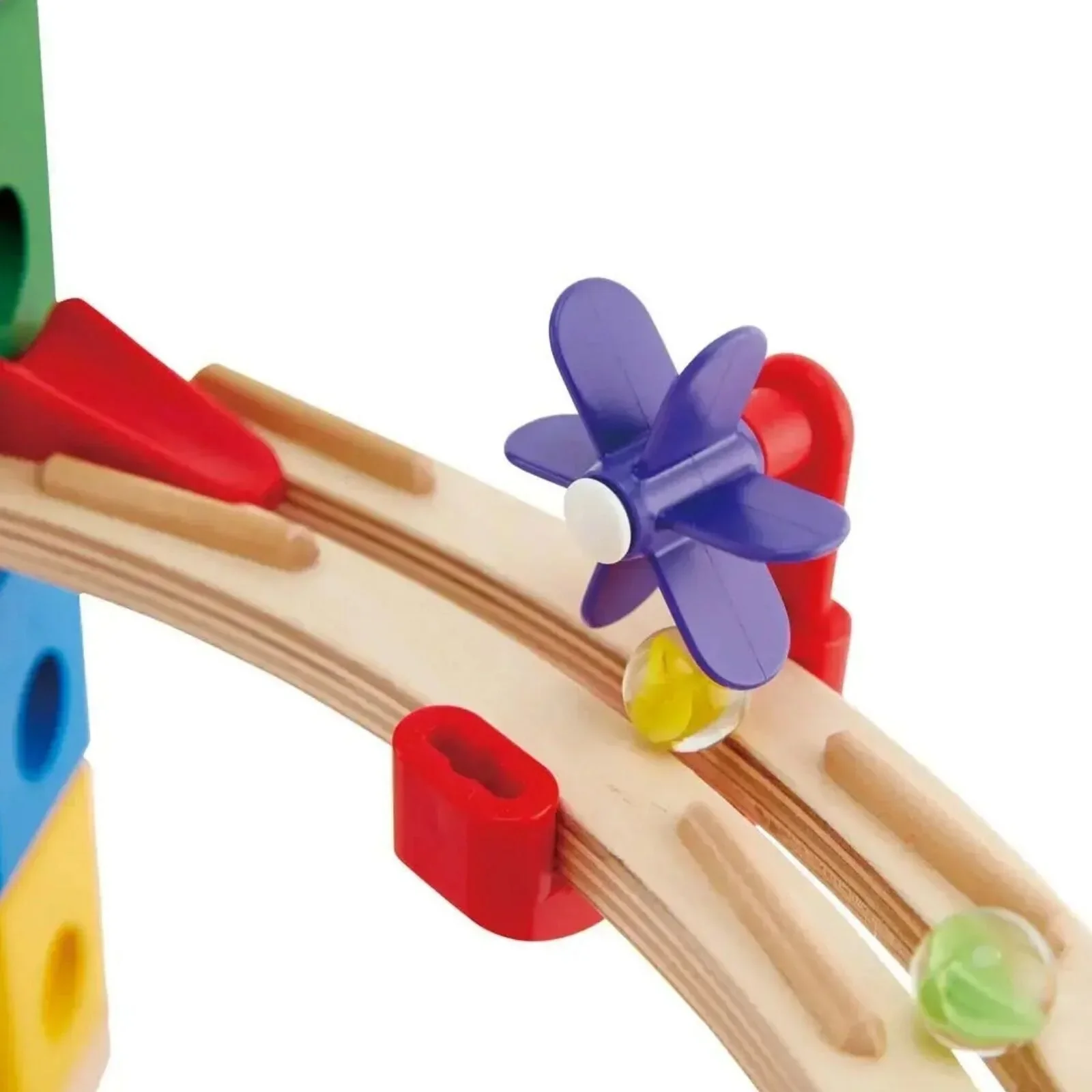 Hape Quadrilla Race to the Finish Marble Run Blocks - Image 4