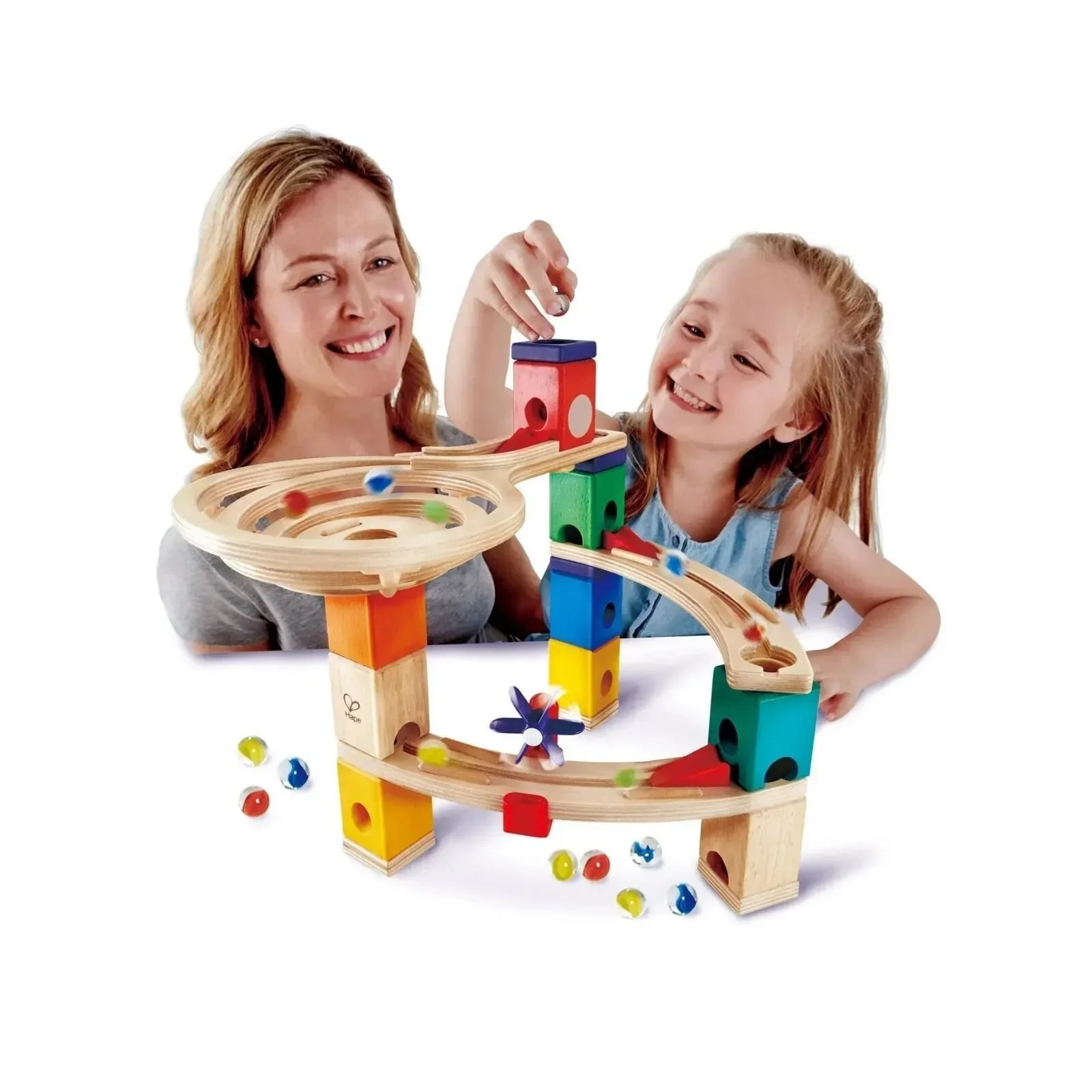 Hape Quadrilla Race to the Finish Marble Run Blocks - Image 5