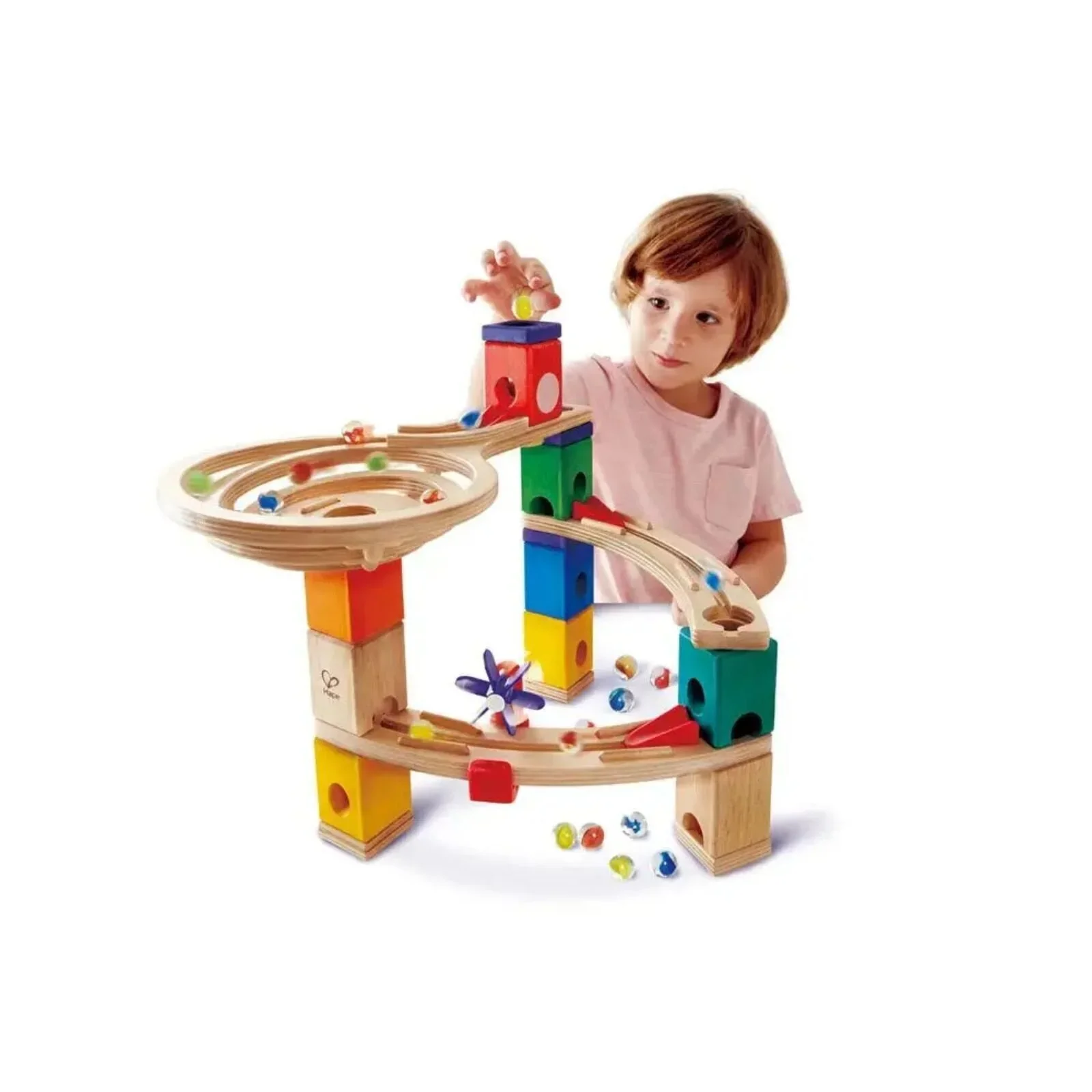 Hape Quadrilla Race to the Finish Marble Run Blocks - Image 6