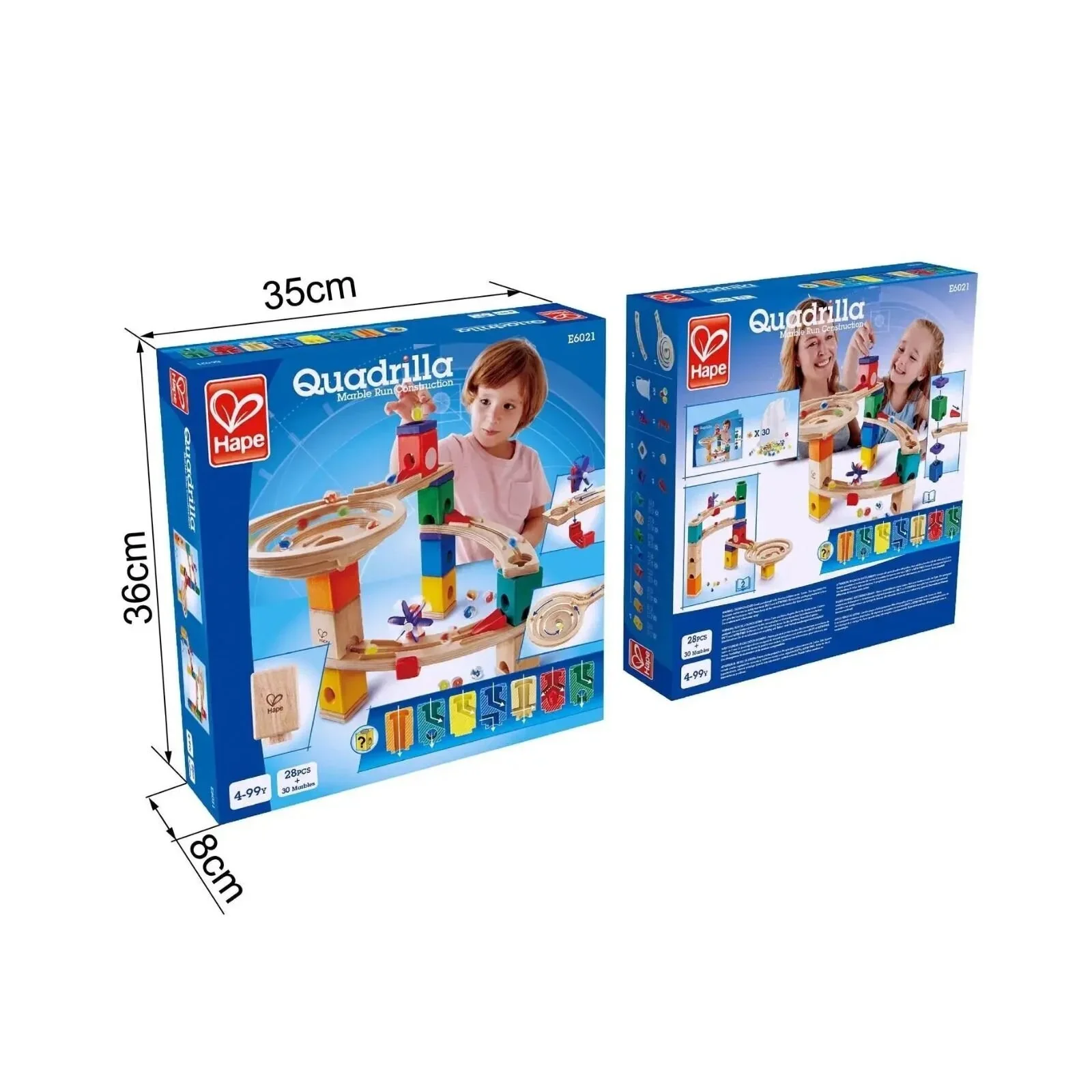 Hape Quadrilla Race to the Finish Marble Run Blocks - Image 7