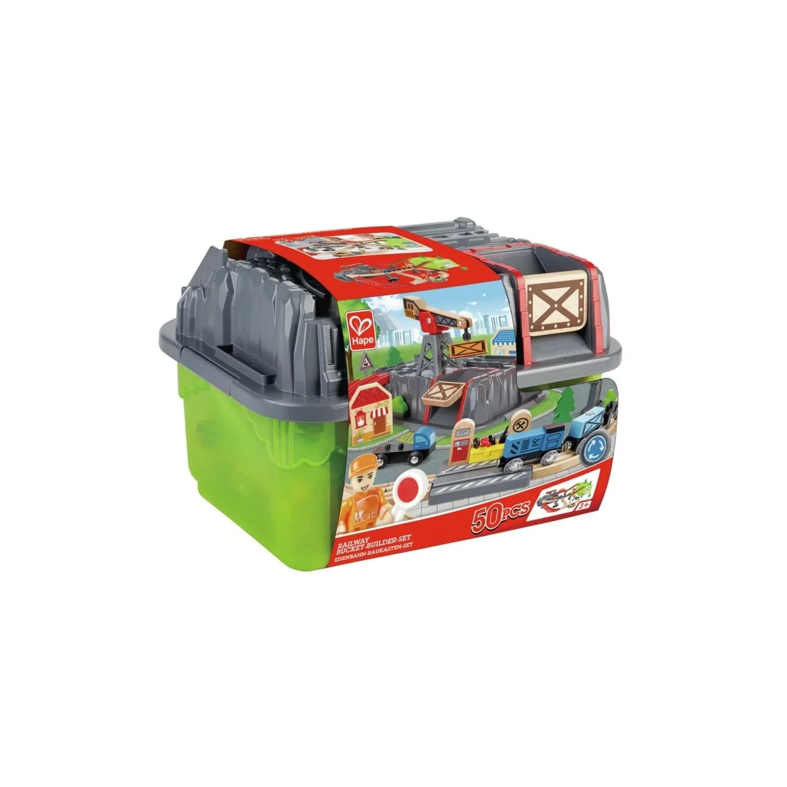 Hape Railway Bucket Builder Set - Image 3
