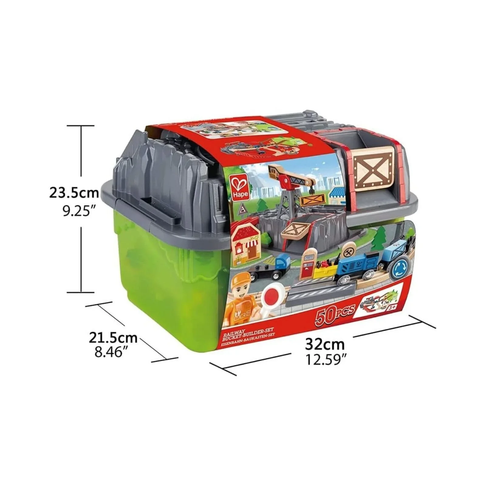 Hape Railway Bucket Builder Set - Image 4
