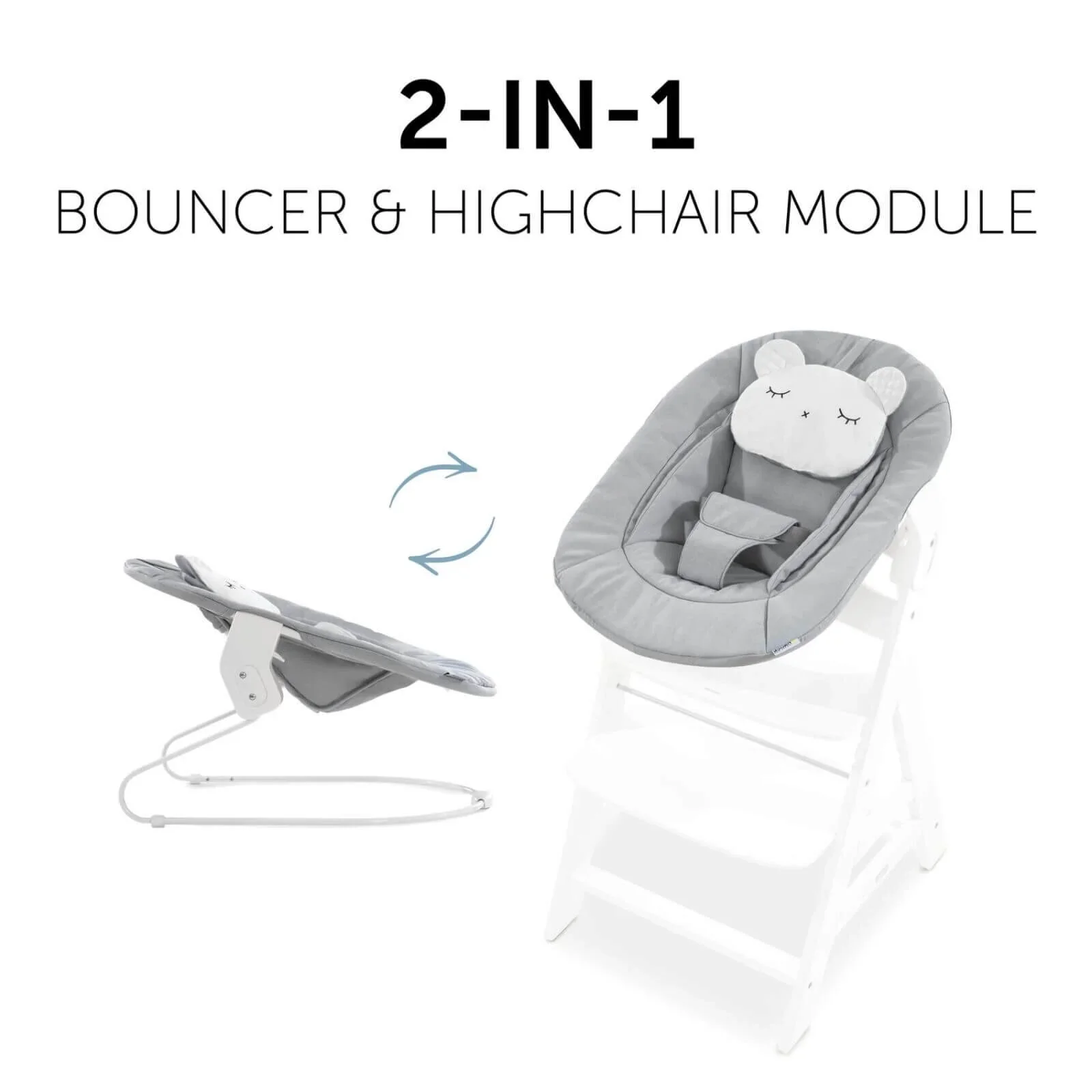 Hauck Alpha Bouncer 2-in-1 - Light Grey - Image 3