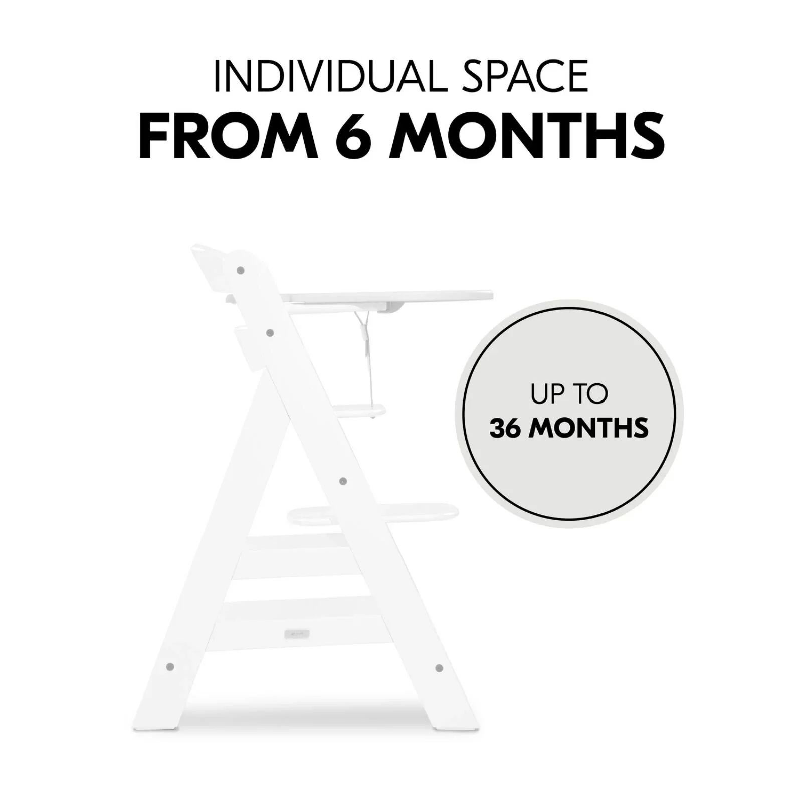 Hauck Alpha Click Tray - White - Image 5
