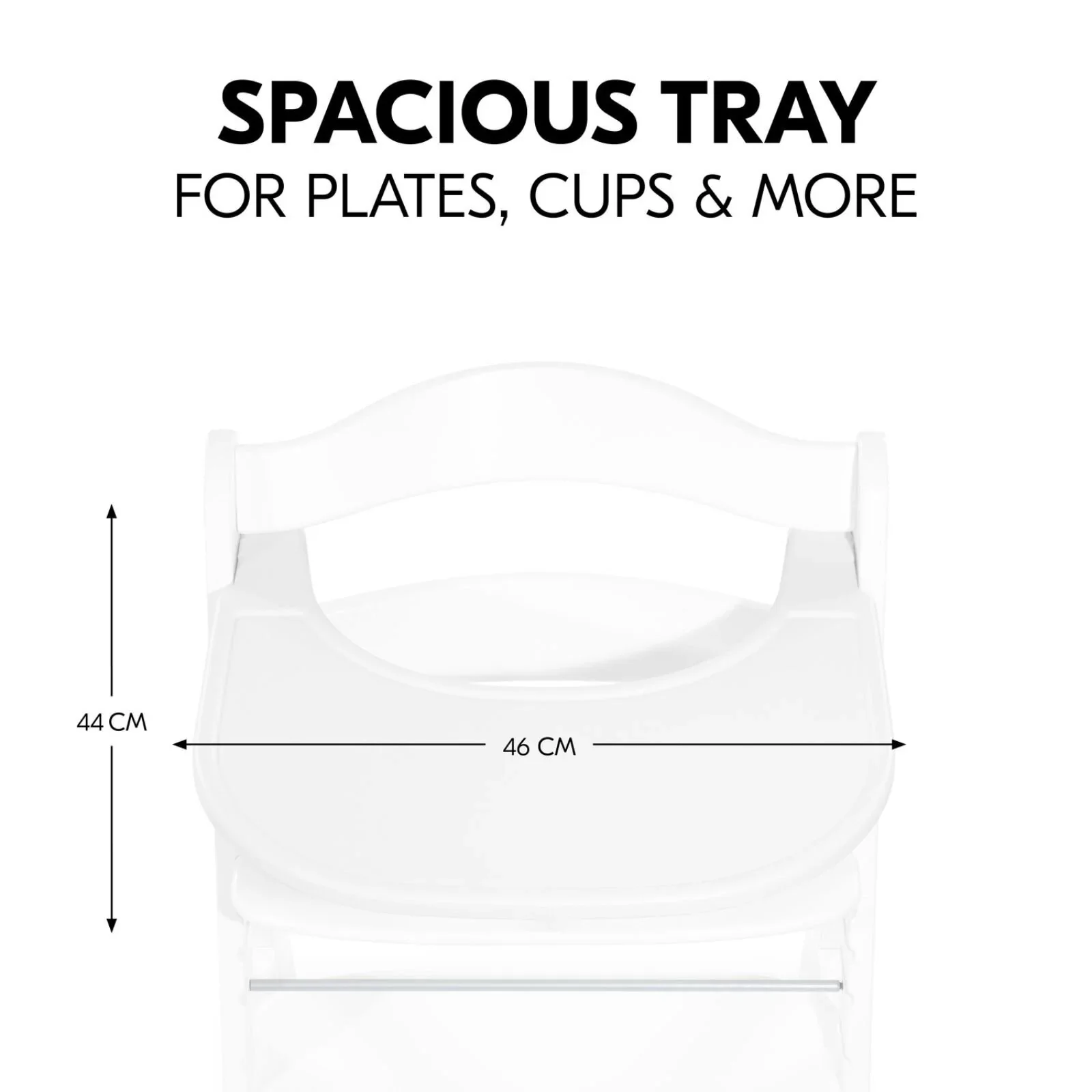 Hauck Alpha Click Tray - White - Image 7