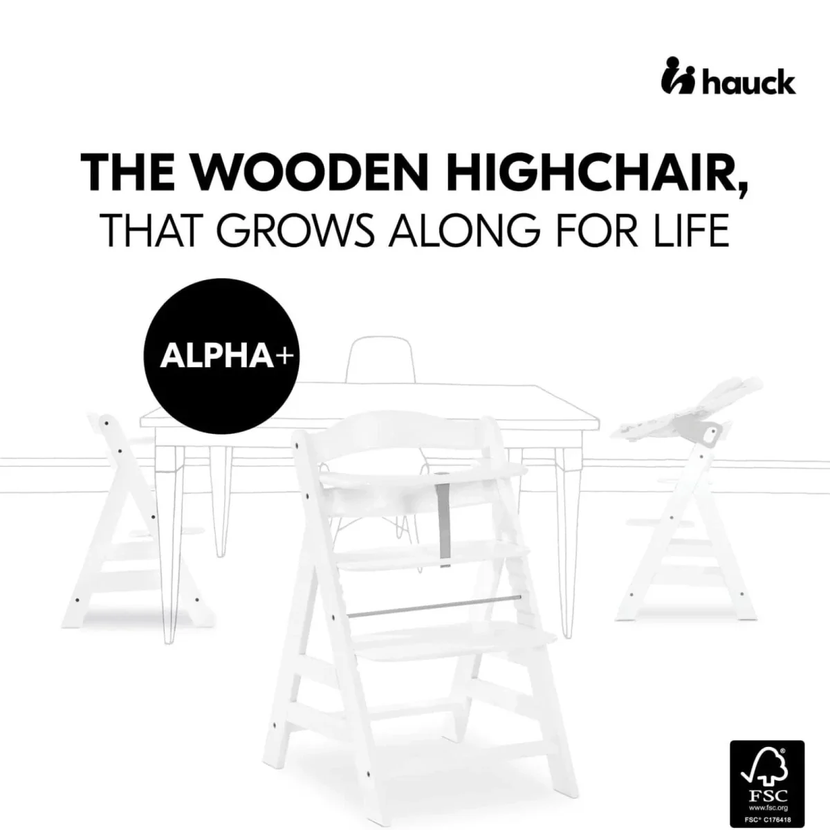 Hauck Alpha+ Premium Bundle - White - Image 2