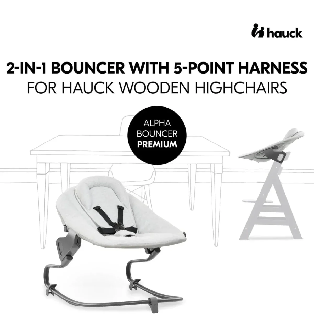 Hauck Alpha+ Premium Bundle - White - Image 3