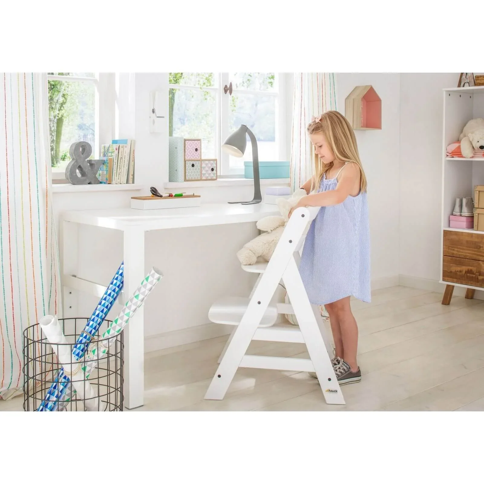 Hauck Alpha+ Wooden Highchair - White - Image 11