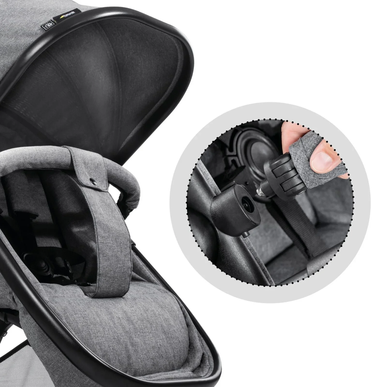 Hauck Atlantic Twin Double Stroller - Grey - Image 10