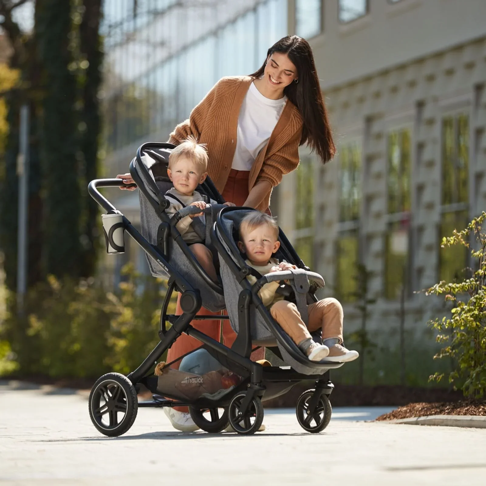 Hauck Atlantic Twin Double Stroller - Grey - Image 16