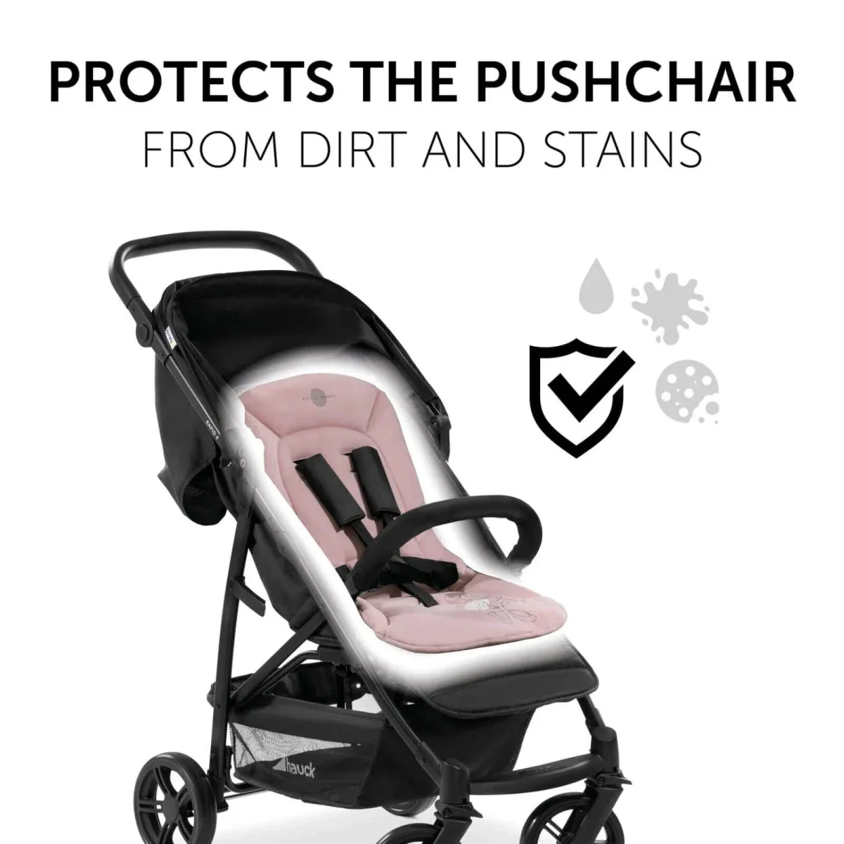 Hauck Disney Pushchair Seat Liner - Minnie Mouse Rose - Image 8