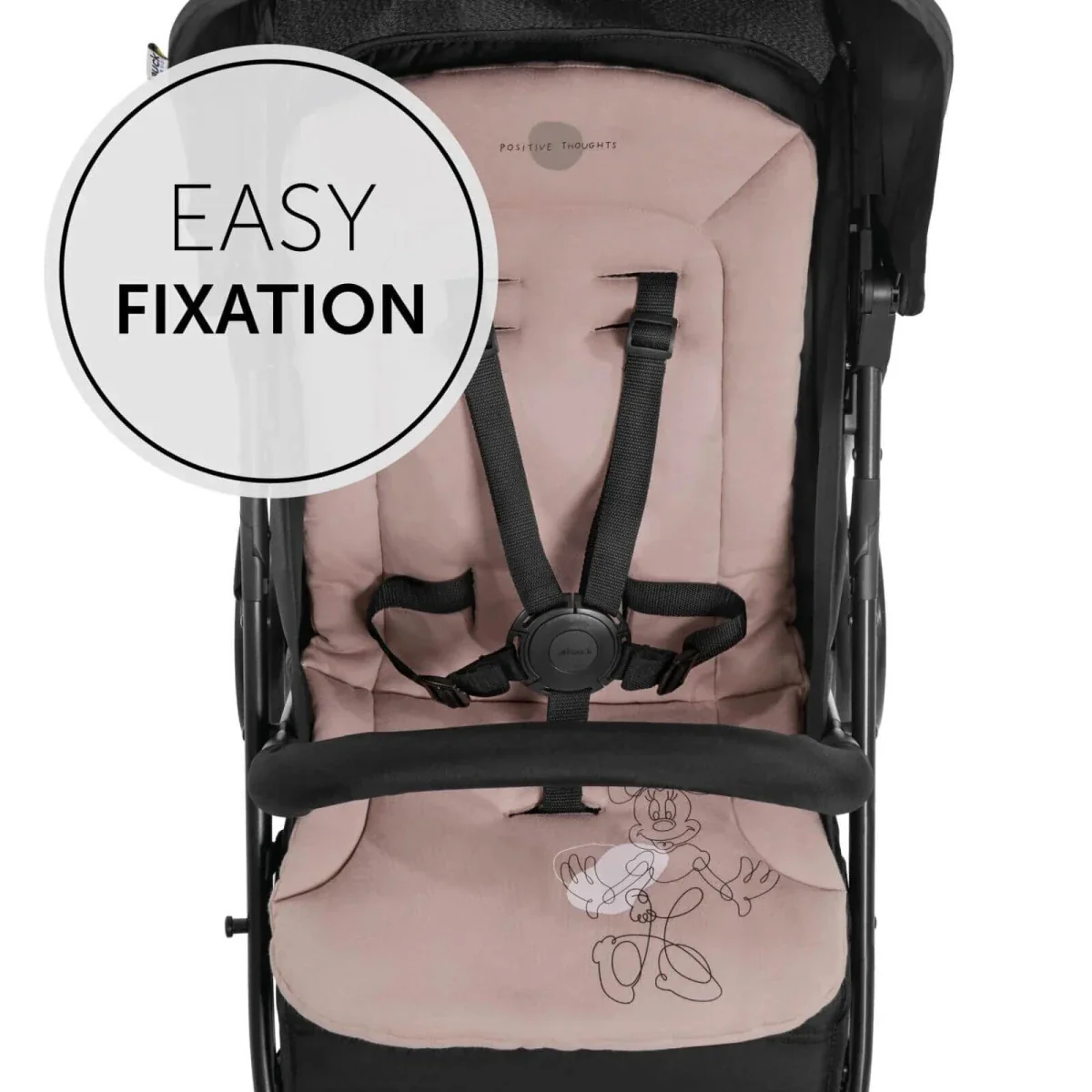 Hauck Disney Pushchair Seat Liner - Minnie Mouse Rose - Image 9