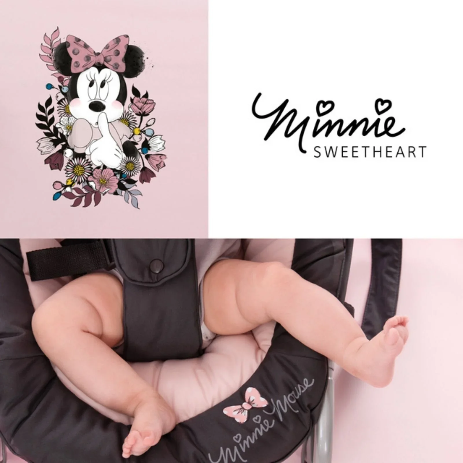Hauck Disney Rocky Bouncer - Minnie Sweetheart - Image 4