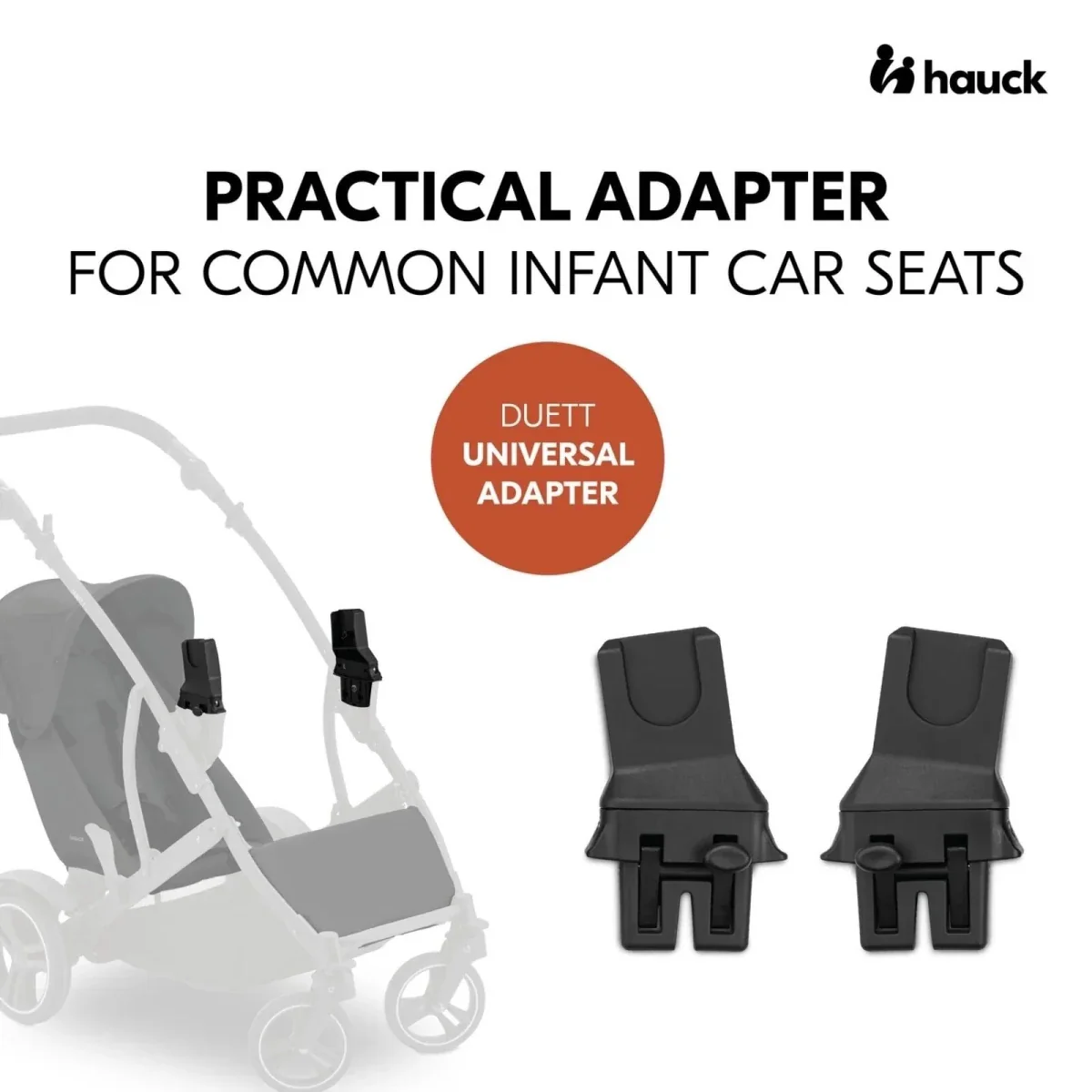 Hauck Duett 2 Car Seat Adaptors - Image 2
