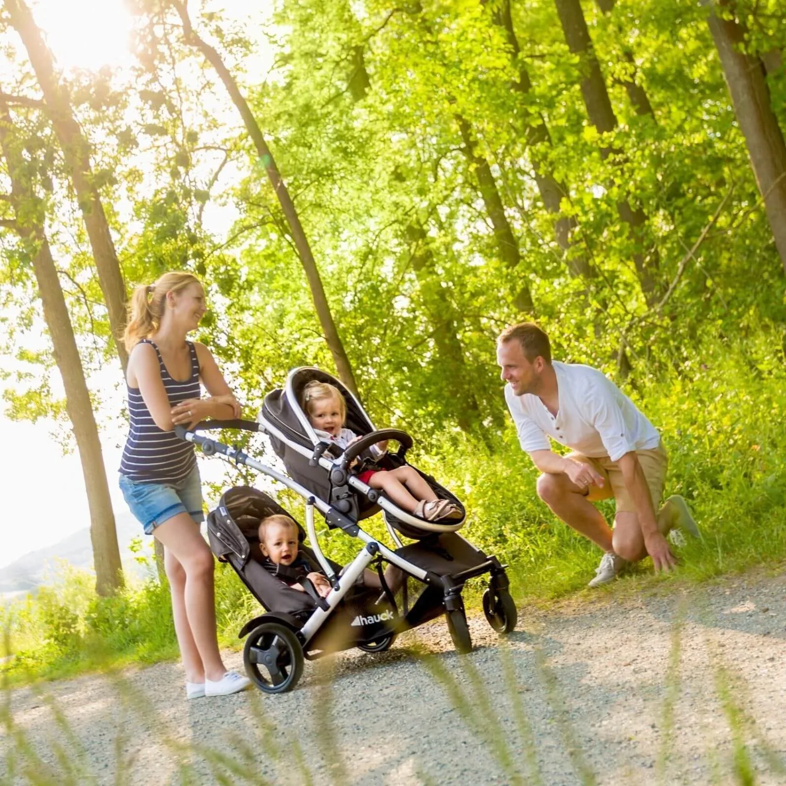 Hauck Duett 2 Tandem Pushchair - Black - Image 12