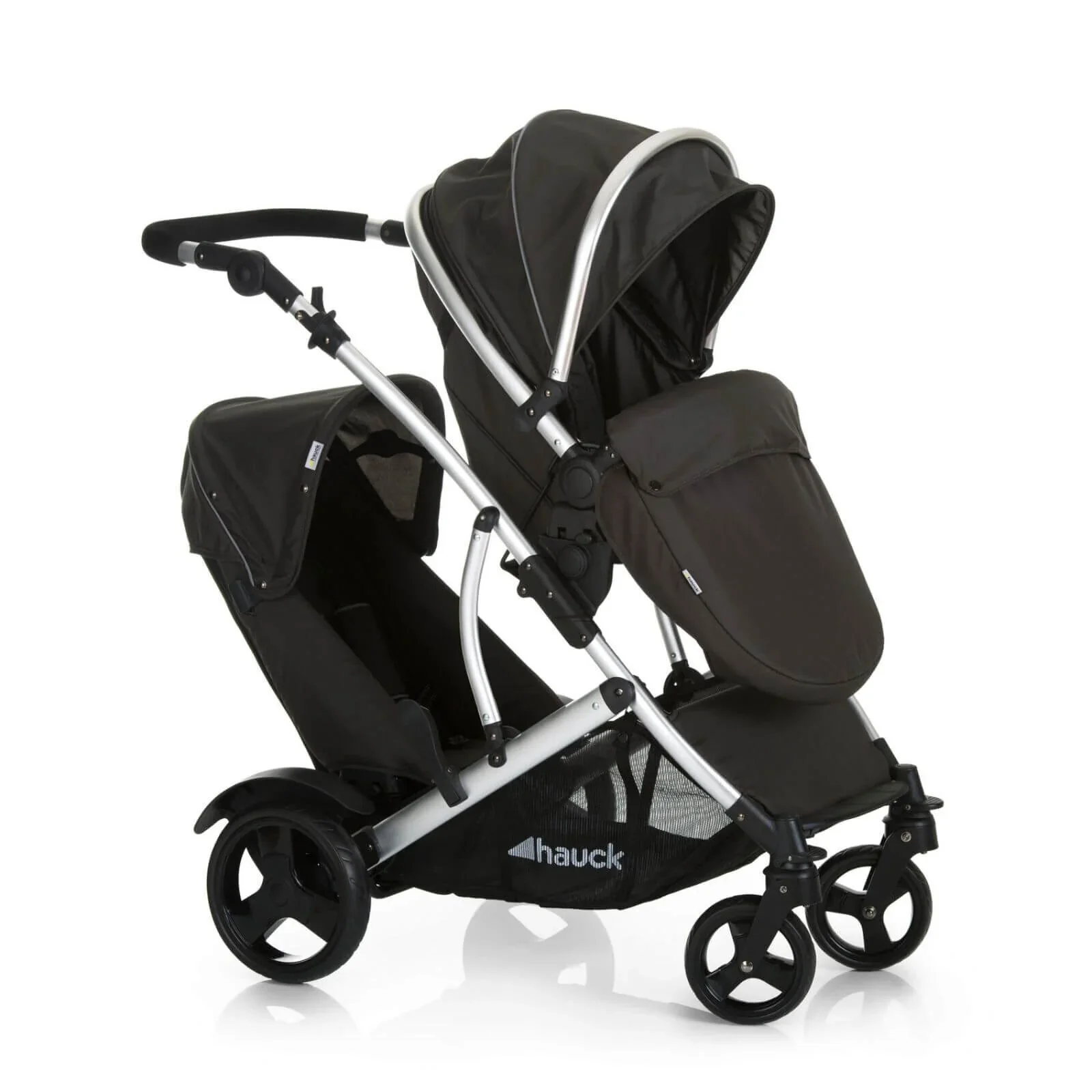 Hauck Duett 2 Tandem Pushchair - Black - Image 2