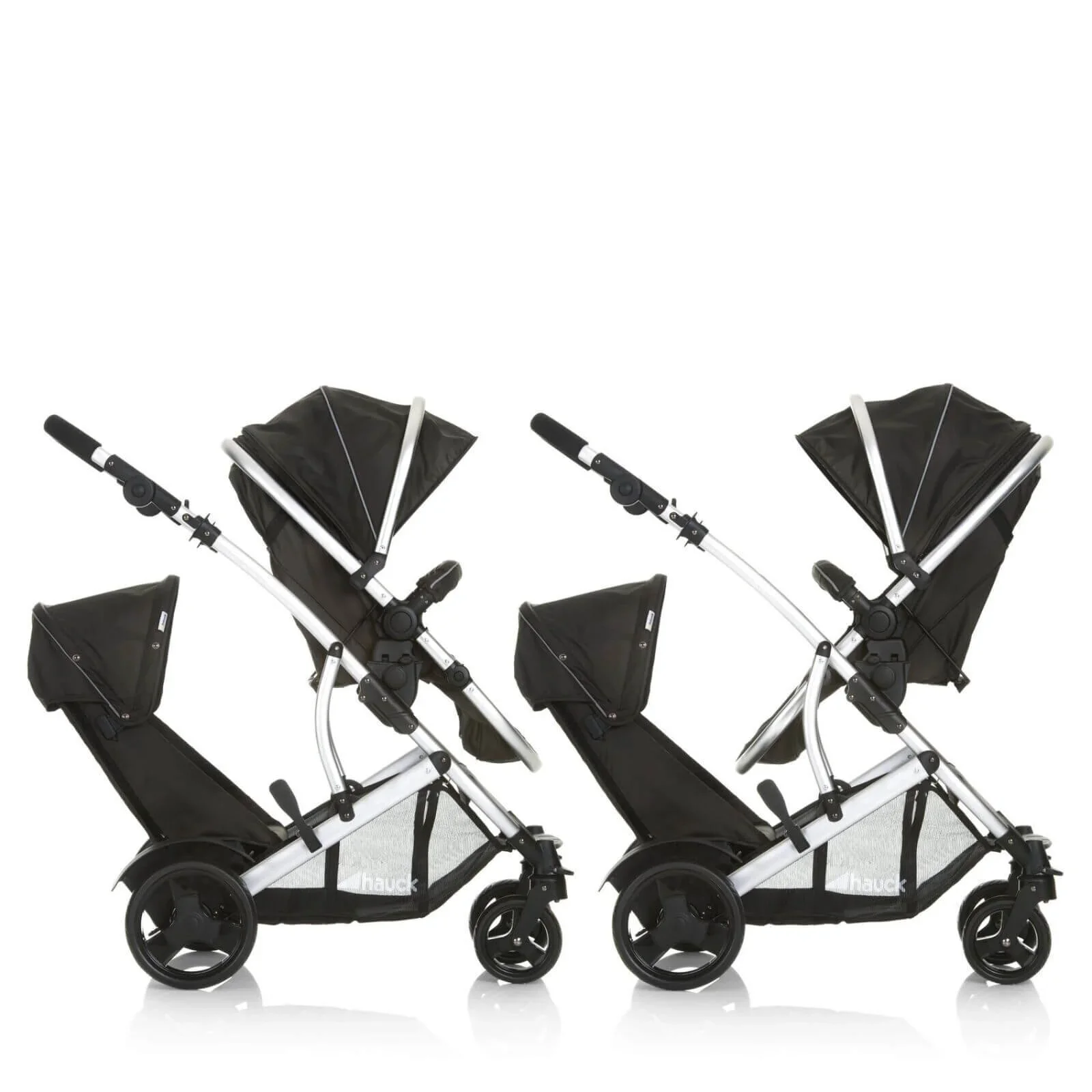 Hauck Duett 2 Tandem Pushchair - Black - Image 4