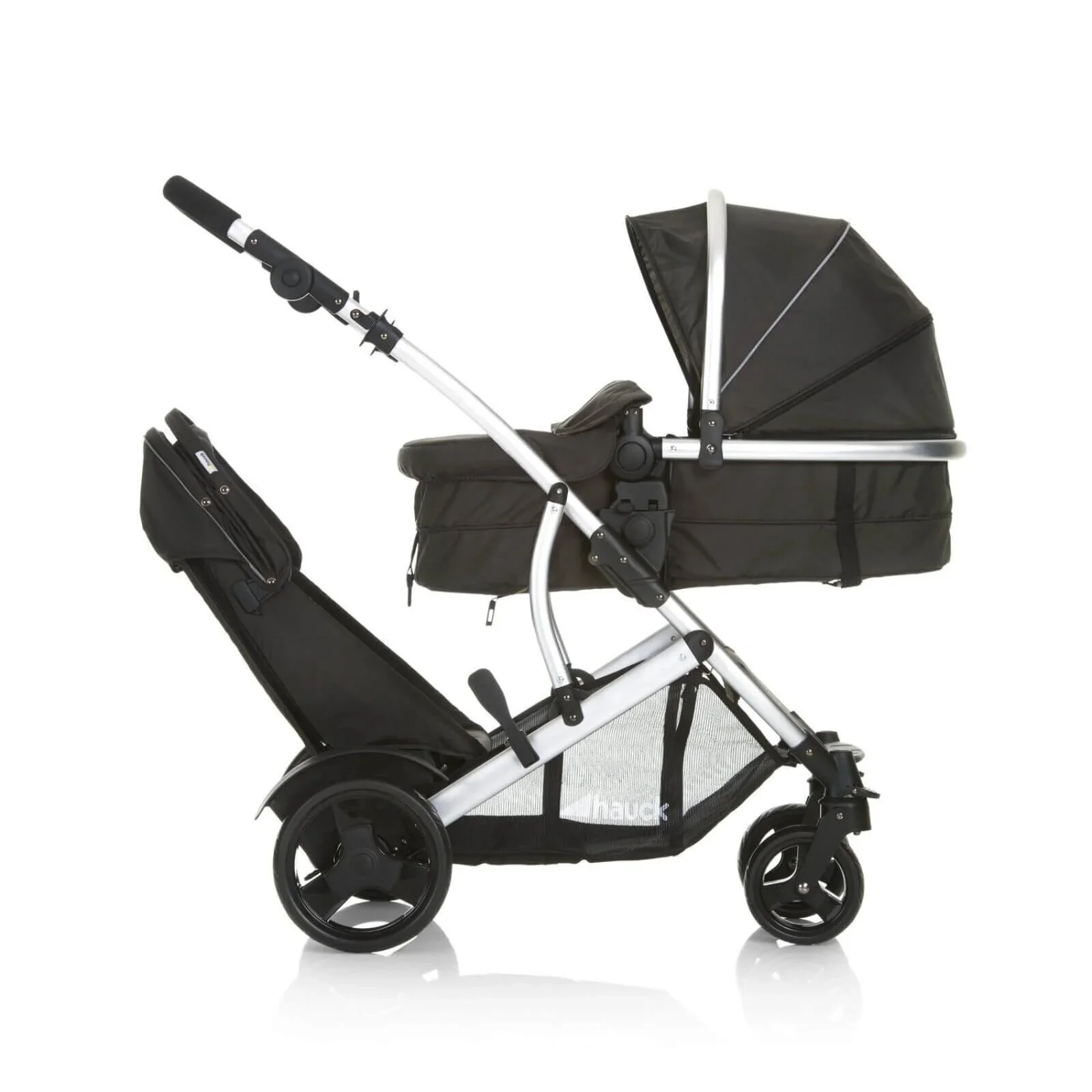 Hauck Duett 2 Tandem Pushchair - Black - Image 8