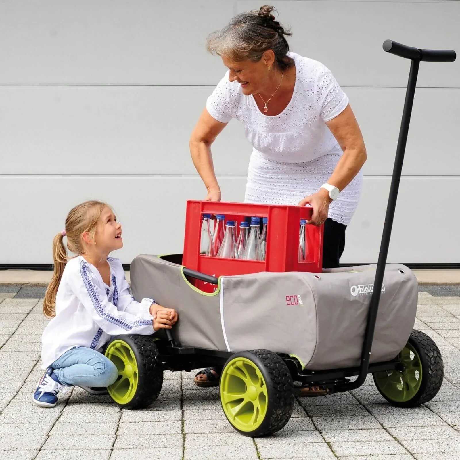 Hauck Eco Mobil Wagon - Green - Image 14
