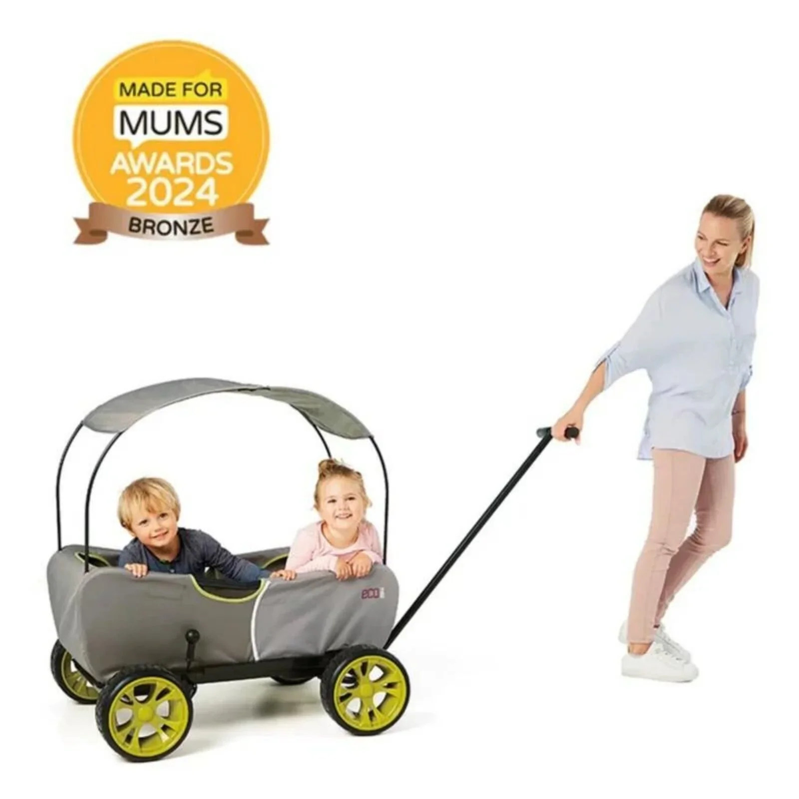 Hauck Eco Mobil Wagon - Green - Image 2
