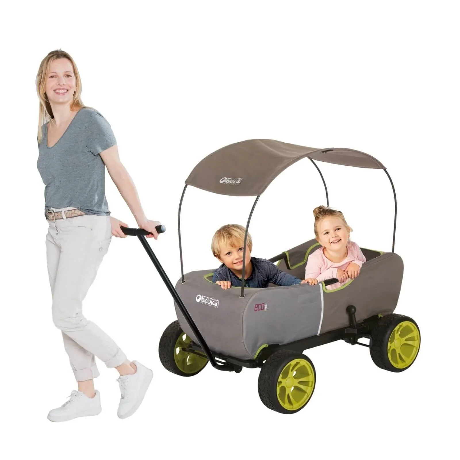 Hauck Eco Mobil Wagon - Green - Image 8