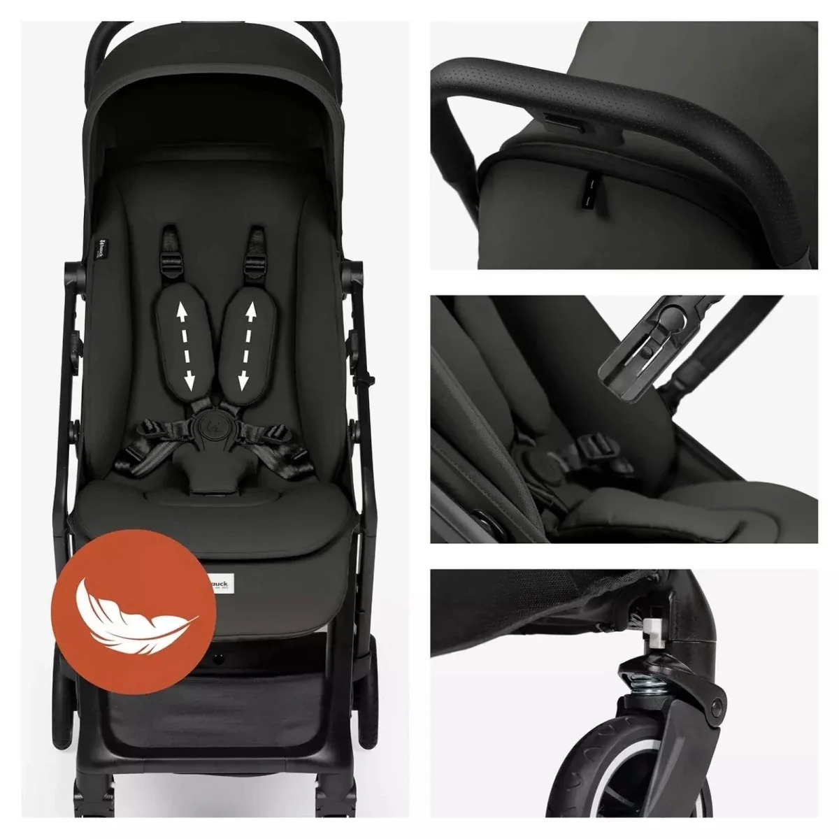 Hauck Fly N Care Stroller - Black - Image 2