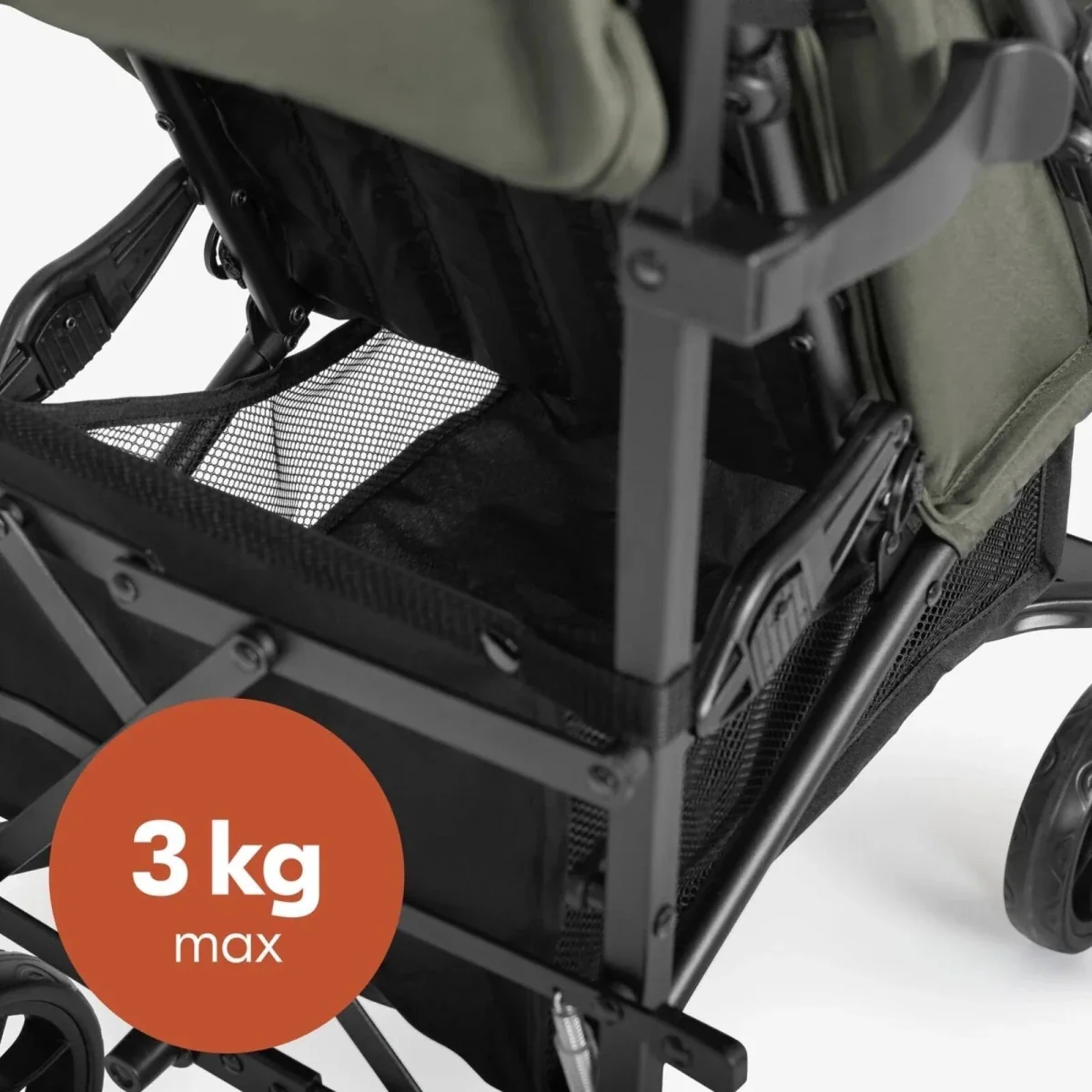 Hauck Fold N Care Stroller - Olive - Image 10
