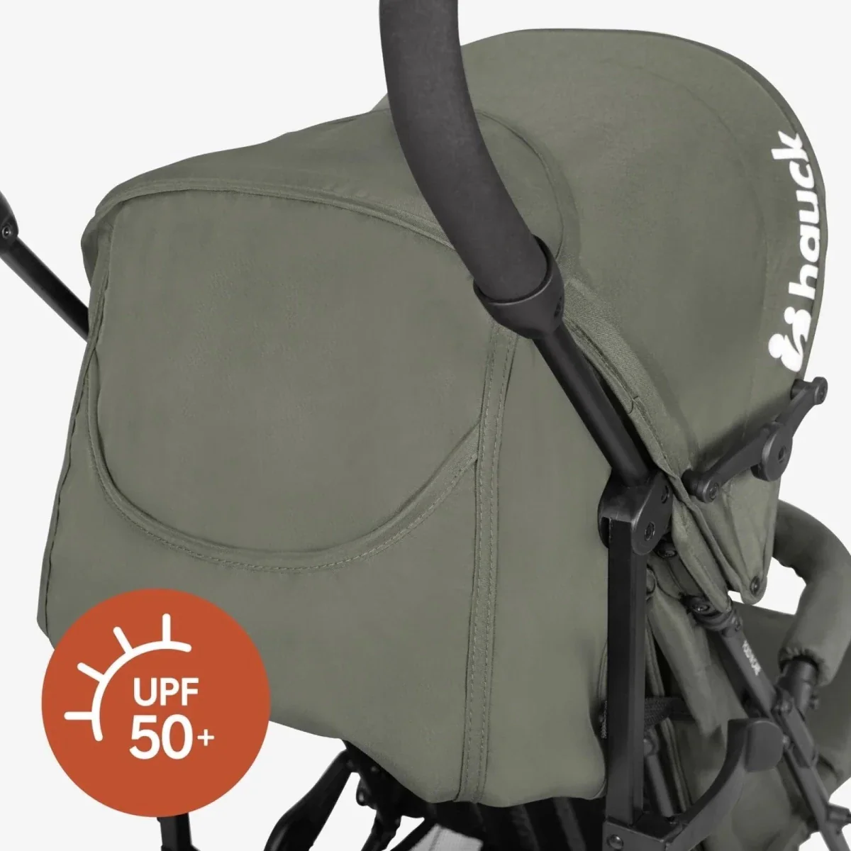 Hauck Fold N Care Stroller - Olive - Image 8