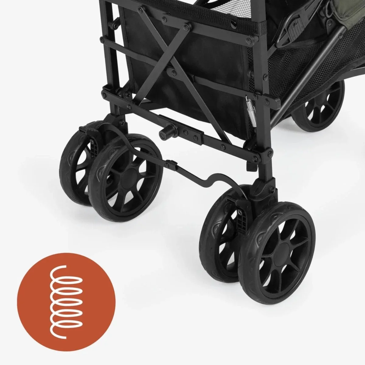 Hauck Fold N Care Stroller - Olive - Image 9