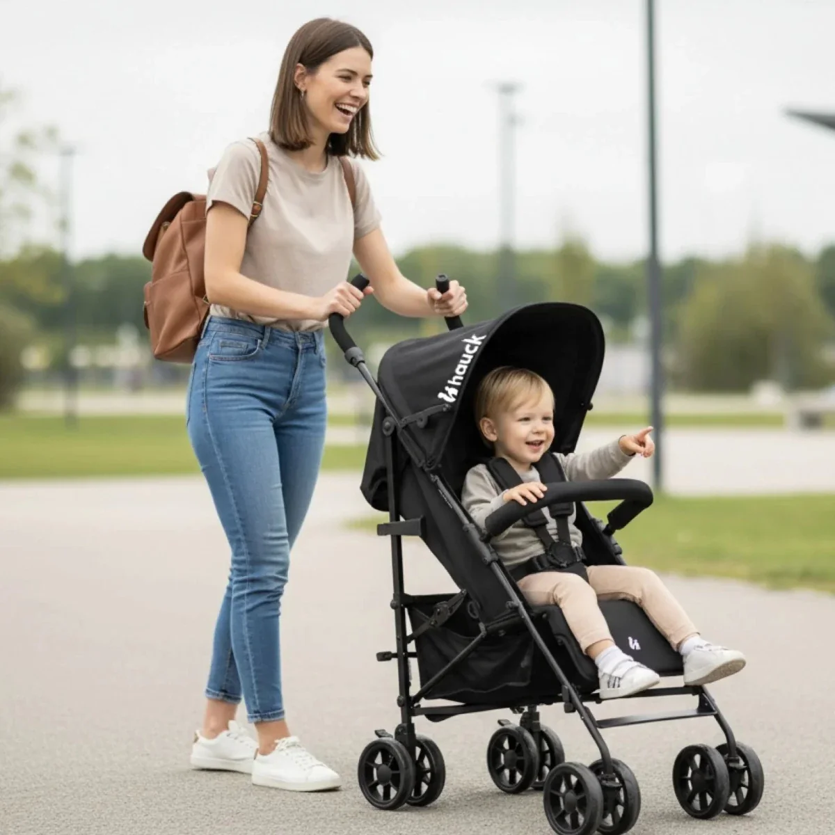Hauck Fold N Care Stroller - Black - Image 22