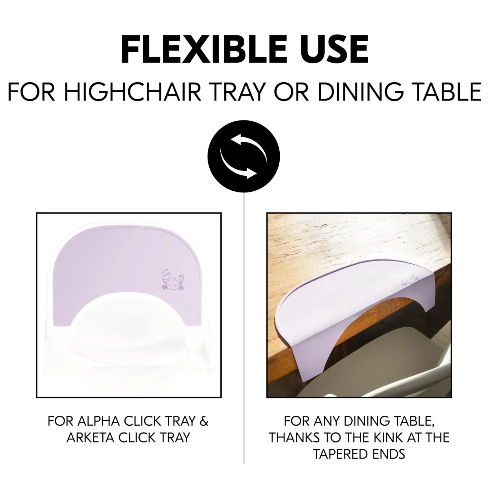 Hauck Highchair Tray Mat - Lavender - Image 7