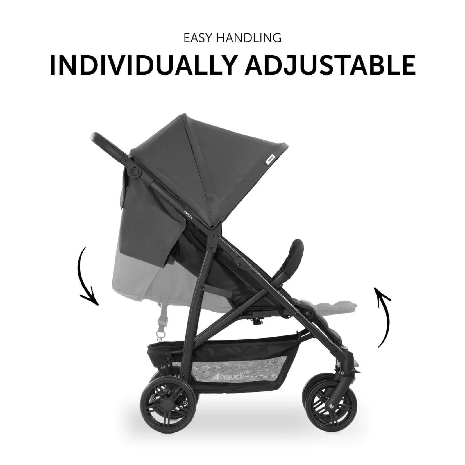 Hauck Rapid 4 Trioset - Grey - Image 10