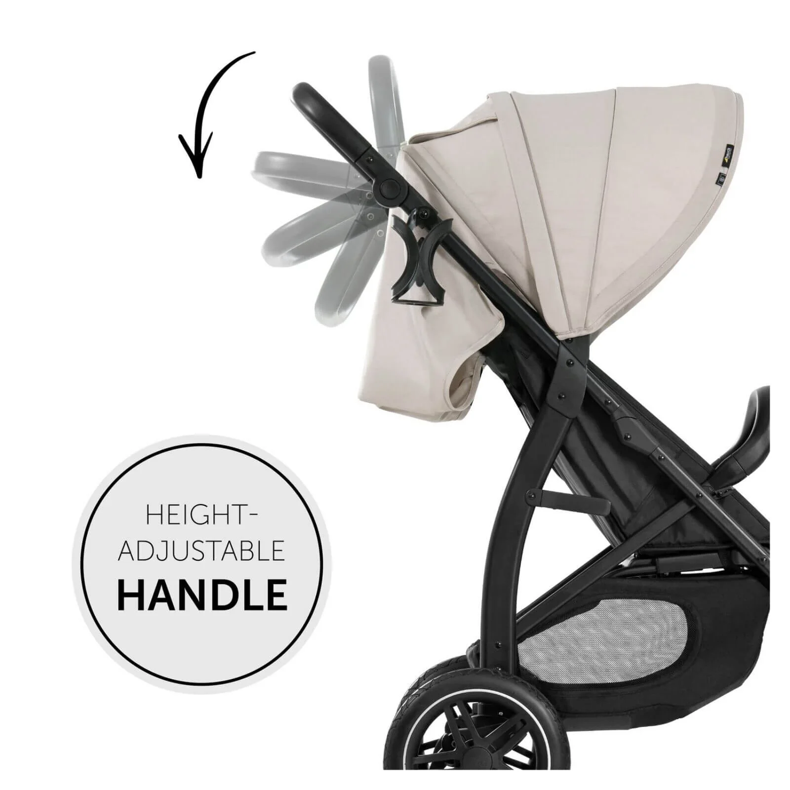 Hauck Rapid 4D Pushchair - Beige - Image 6