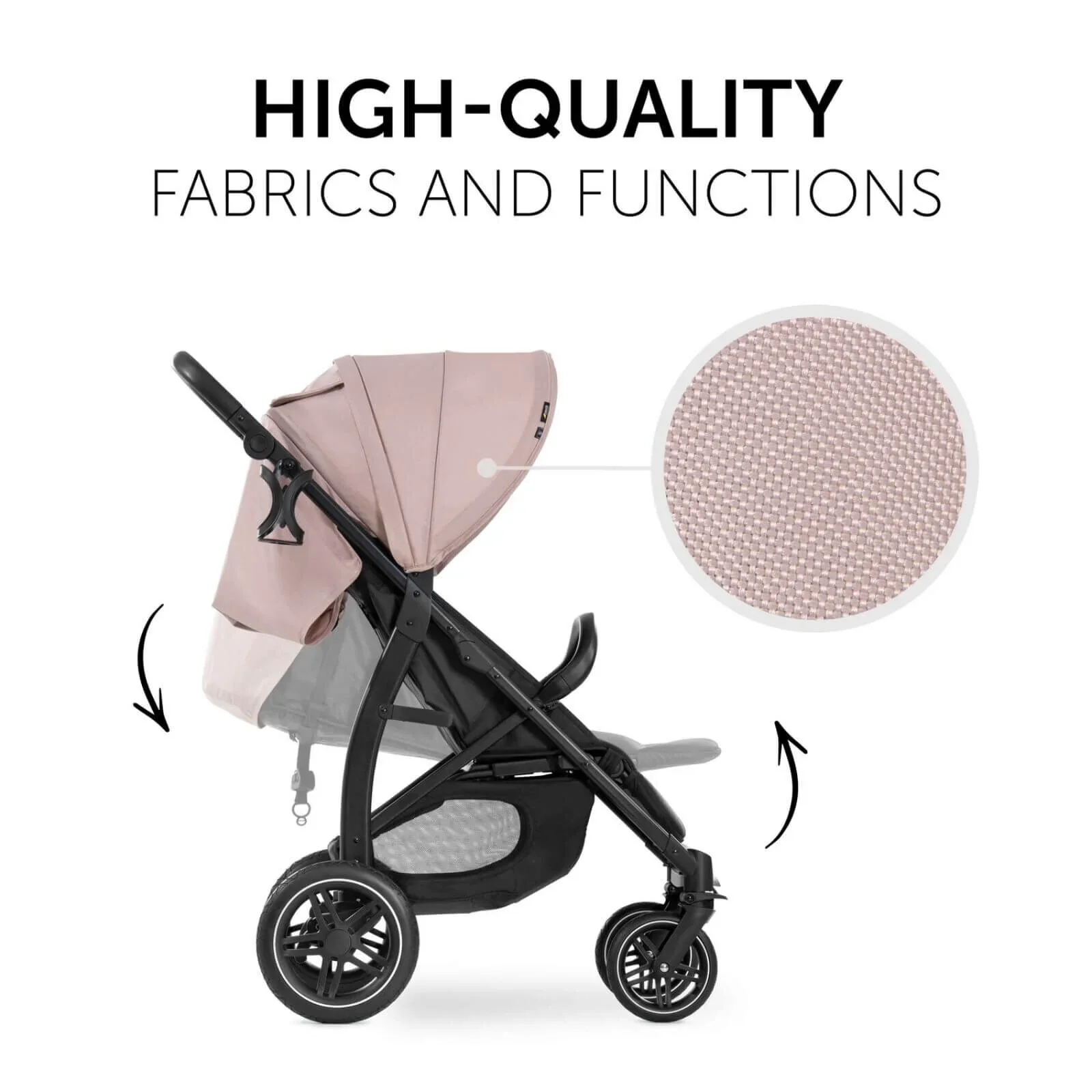 Hauck Rapid 4D Pushchair - Rose - Image 4
