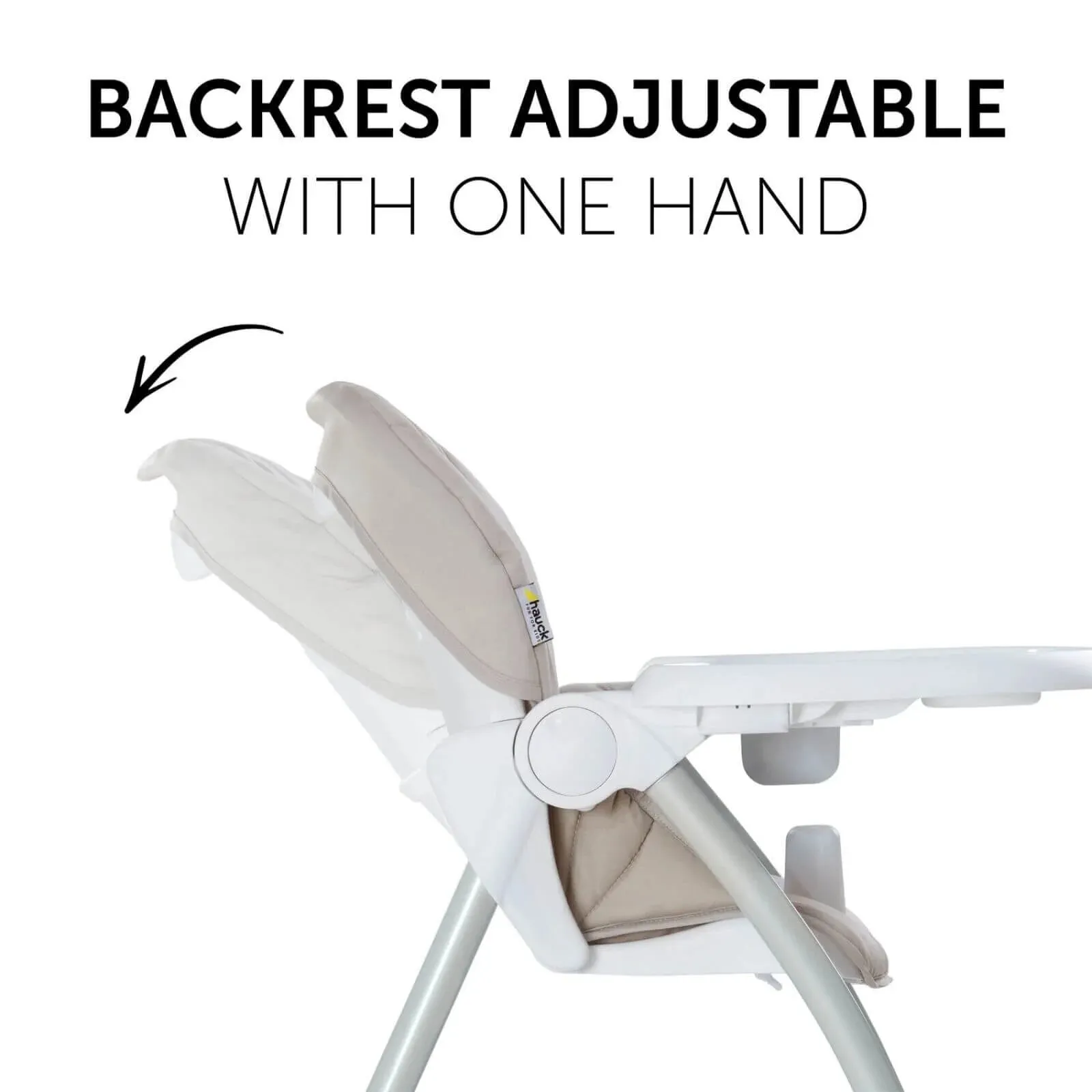 Hauck Sit N Fold Highchair - Beige - Image 6