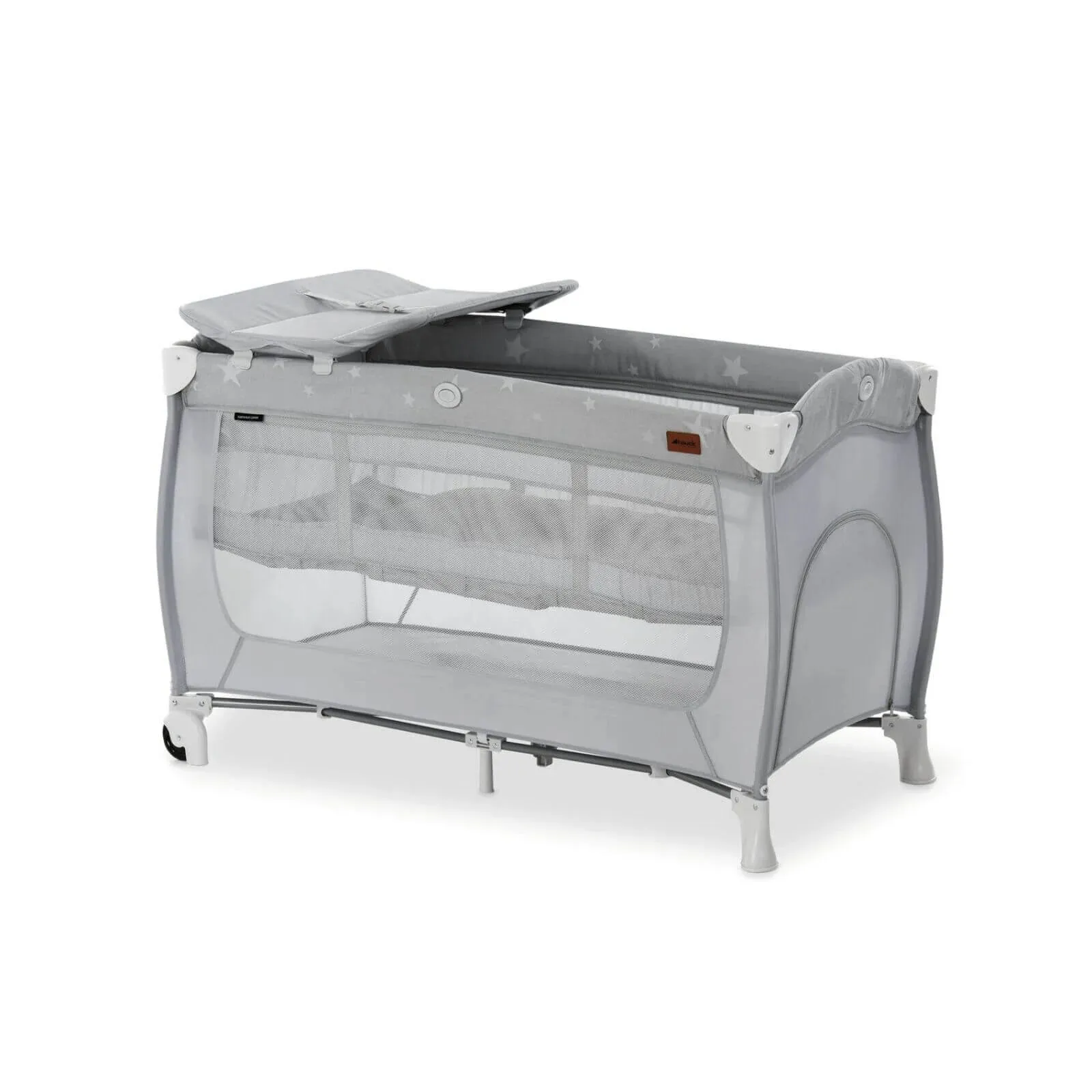 Hauck Sleep N Play Center Bassinet Travel Cot & Playpen - Stars - Image 2