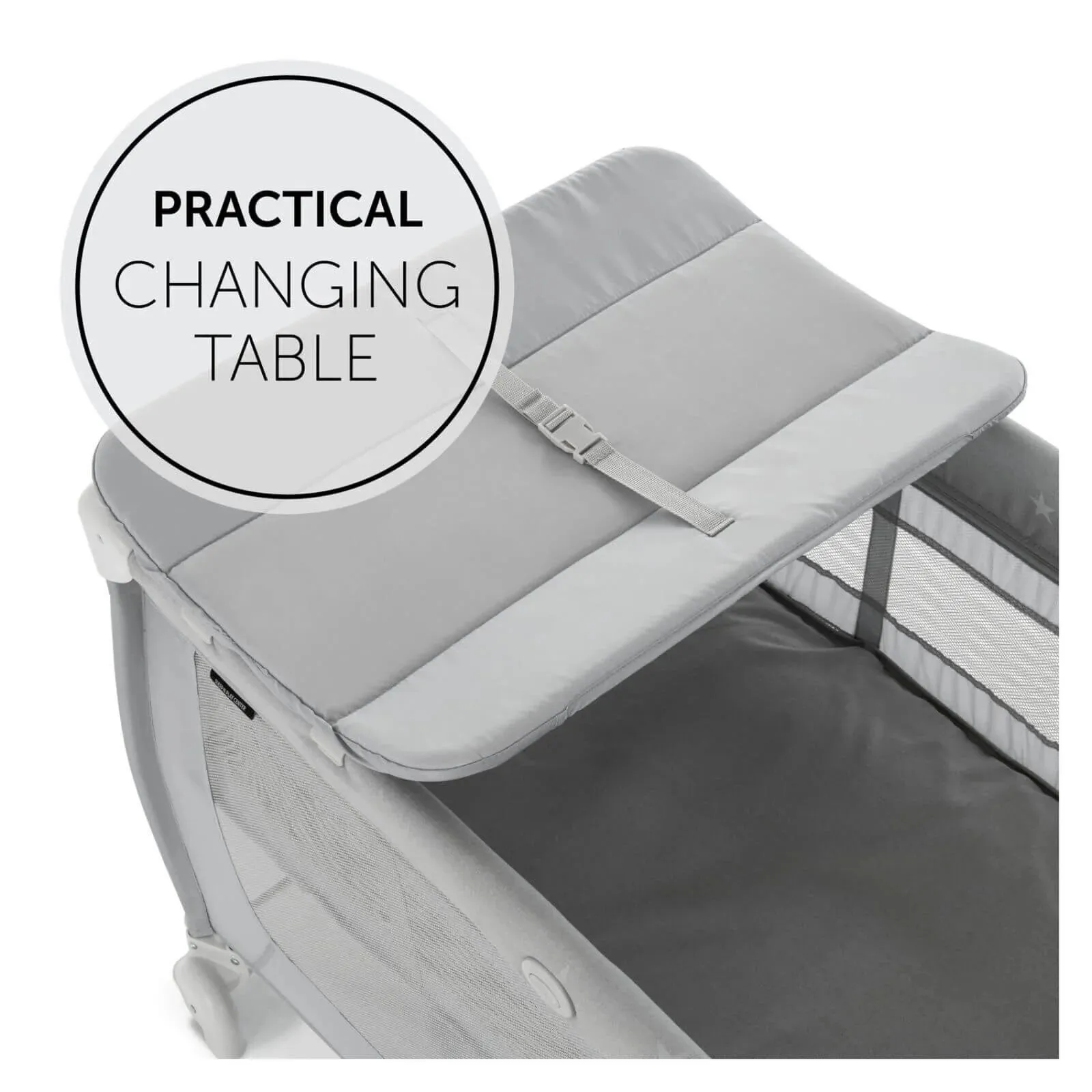 Hauck Sleep N Play Center Bassinet Travel Cot & Playpen - Stars - Image 5