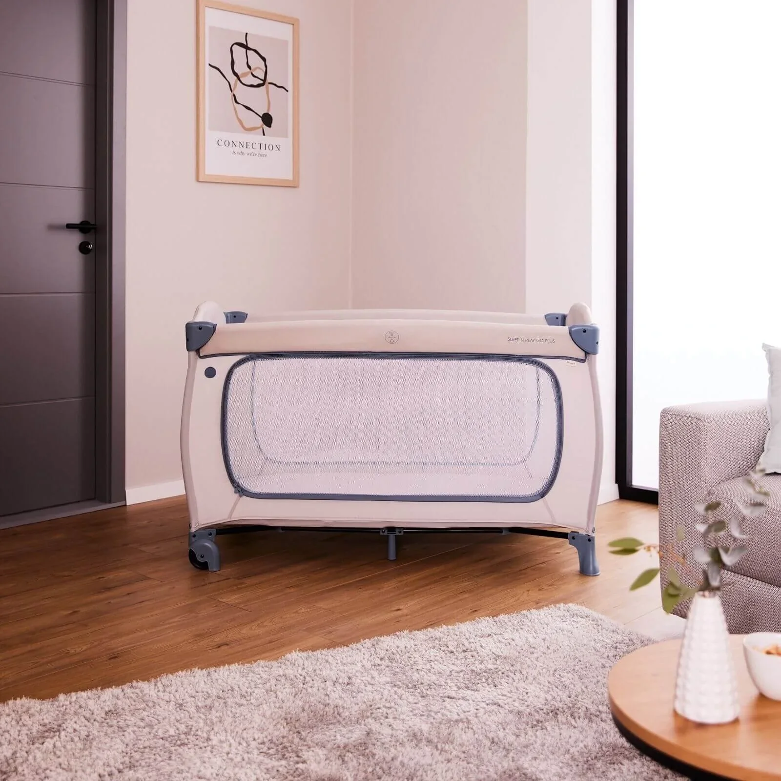 Hauck Sleep N Play Go Plus - Dusty Blue - Image 11