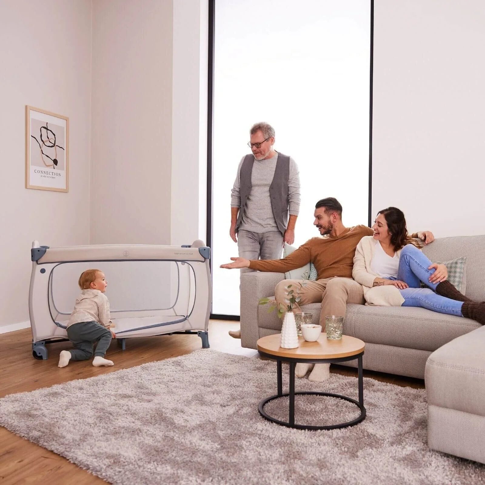 Hauck Sleep N Play Go Plus - Dusty Blue - Image 8
