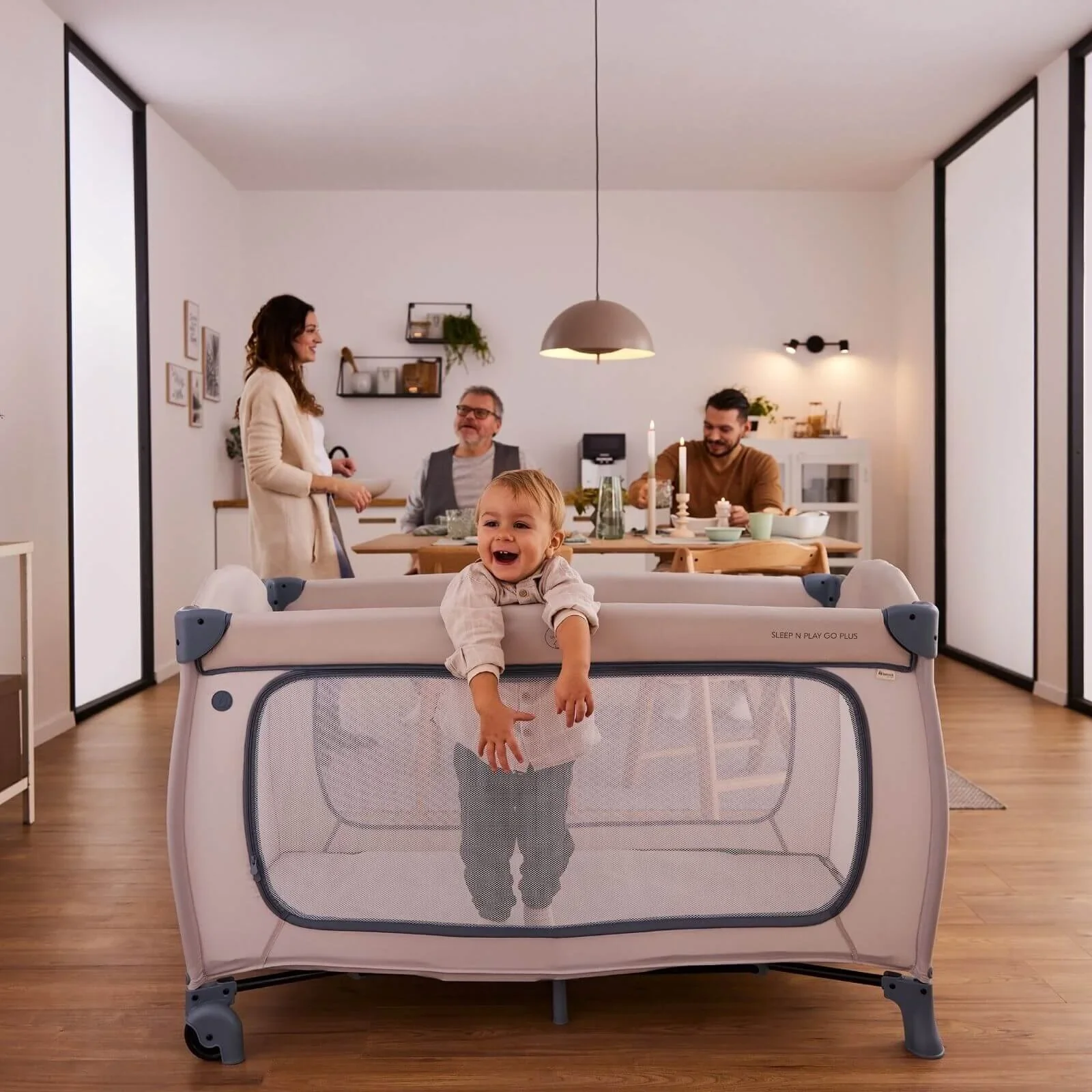Hauck Sleep N Play Go Plus - Dusty Blue - Image 9