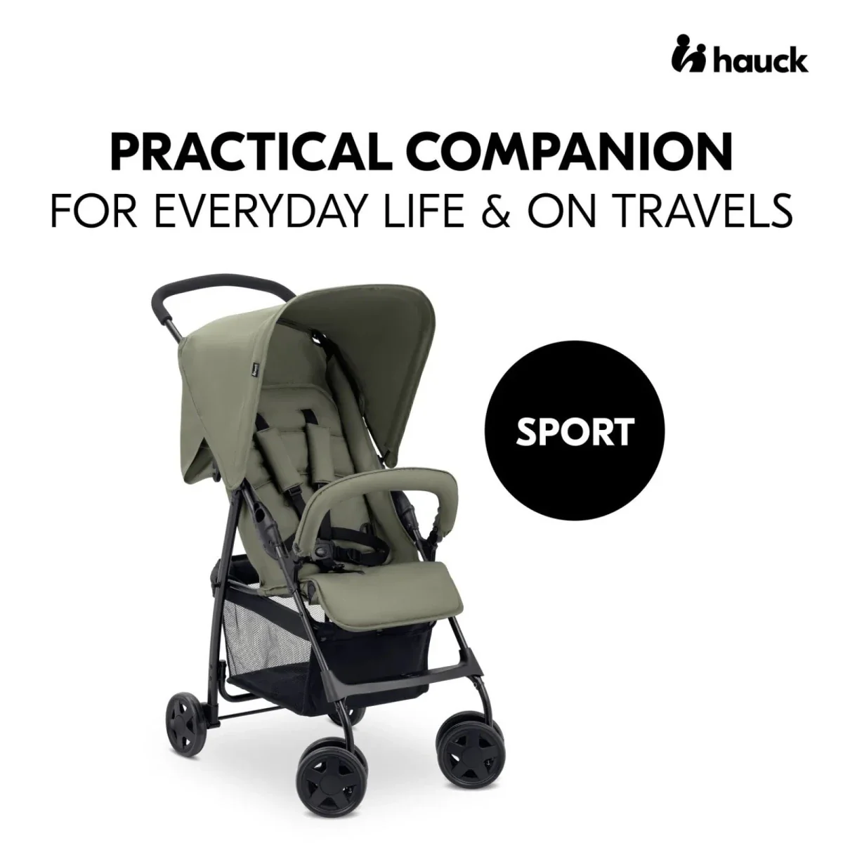 Hauck Sport Stroller - Olive - Image 10