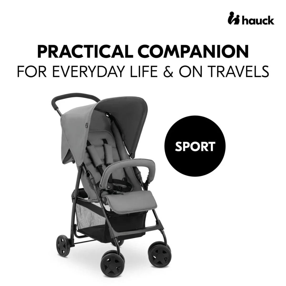 Hauck Sport Stroller - Grey - Image 8