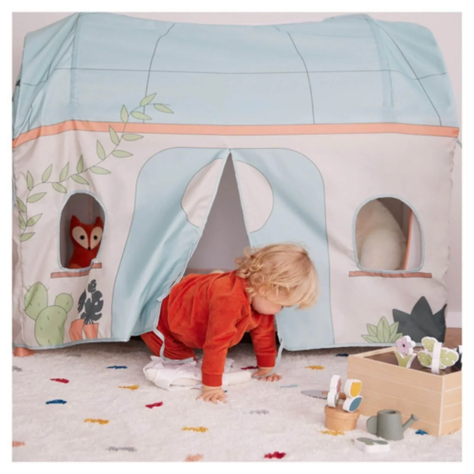Hauck Travel Cot Cover - Plants - Image 9