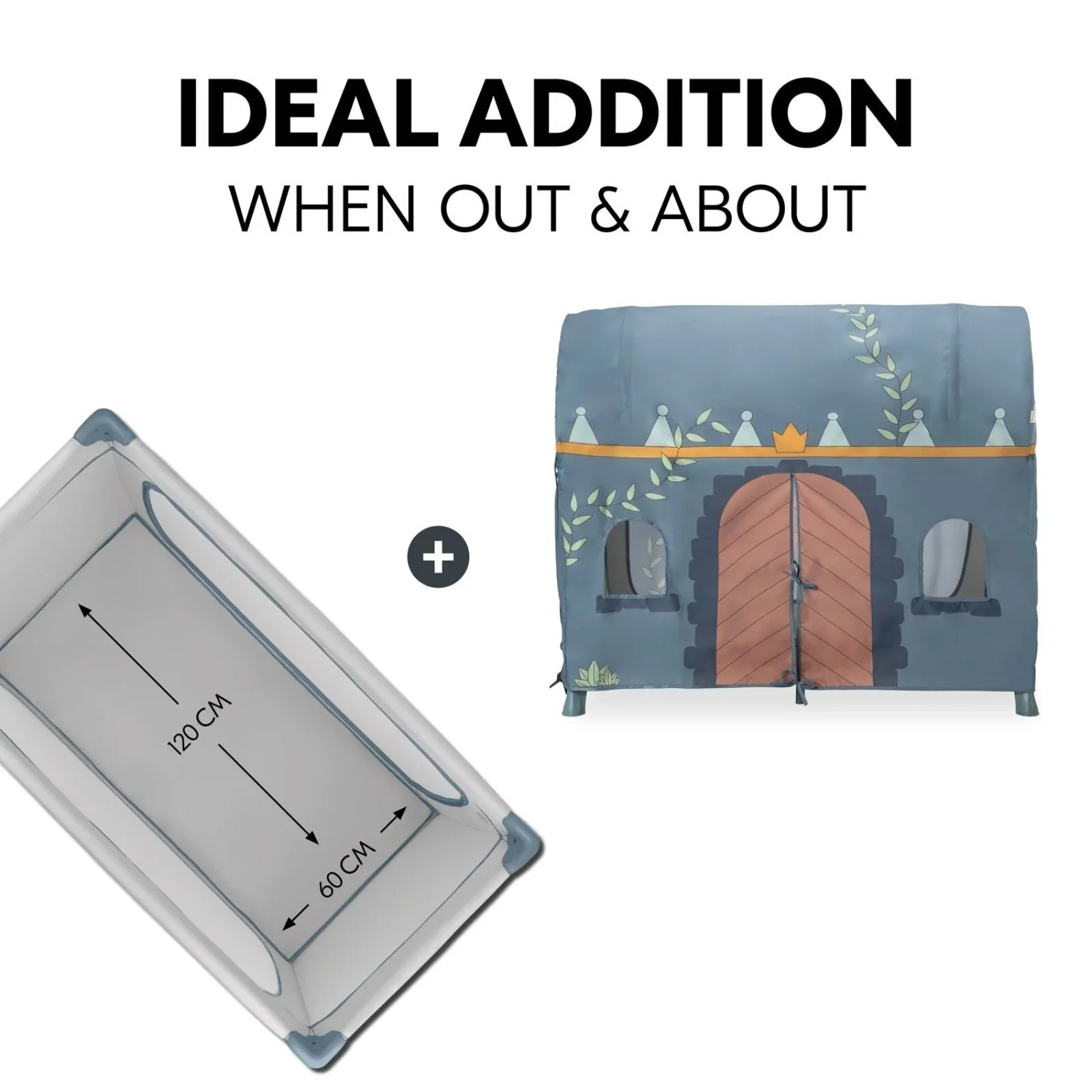 Hauck Travel Cot Cover - Palace - Image 3