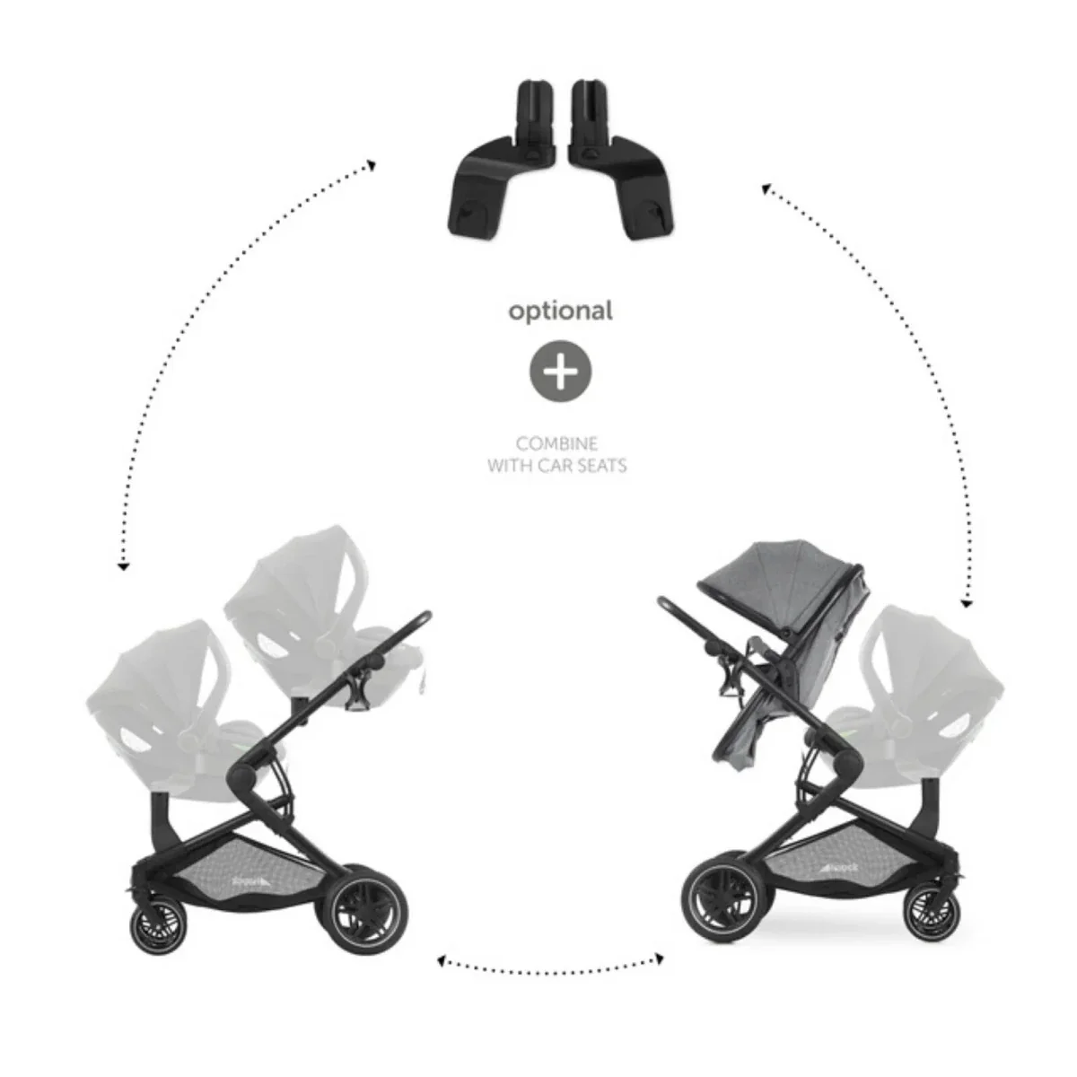 Hauck Universal Atlantic Twin Adapter - Image 2