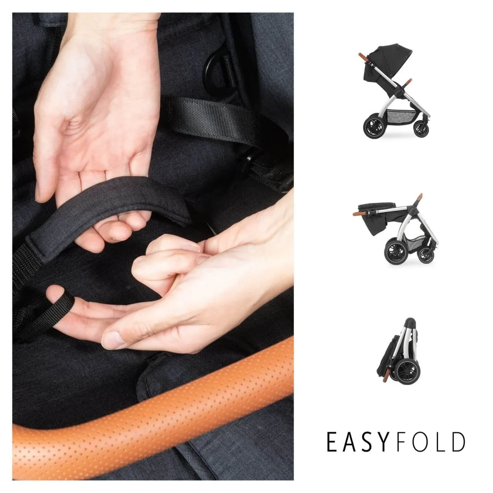 Hauck Uptown Pushchair - Black - Image 10