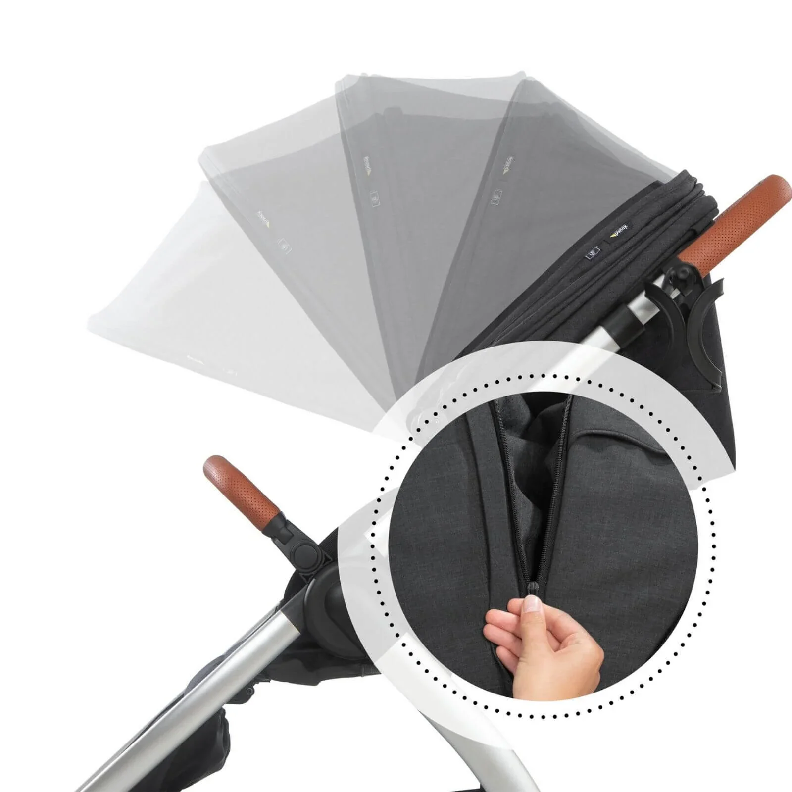 Hauck Uptown Pushchair - Black - Image 5
