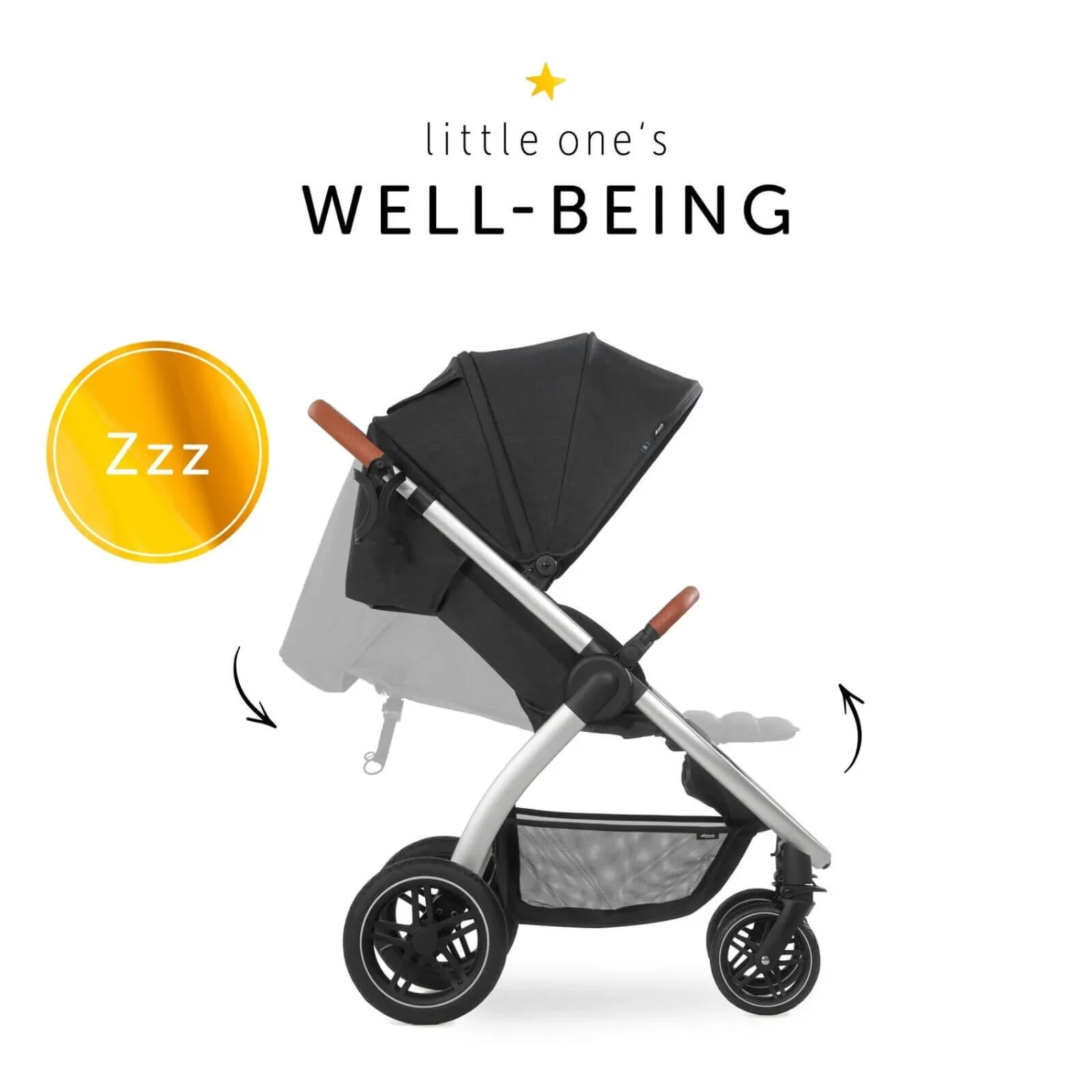 Hauck Uptown Pushchair - Black - Image 6
