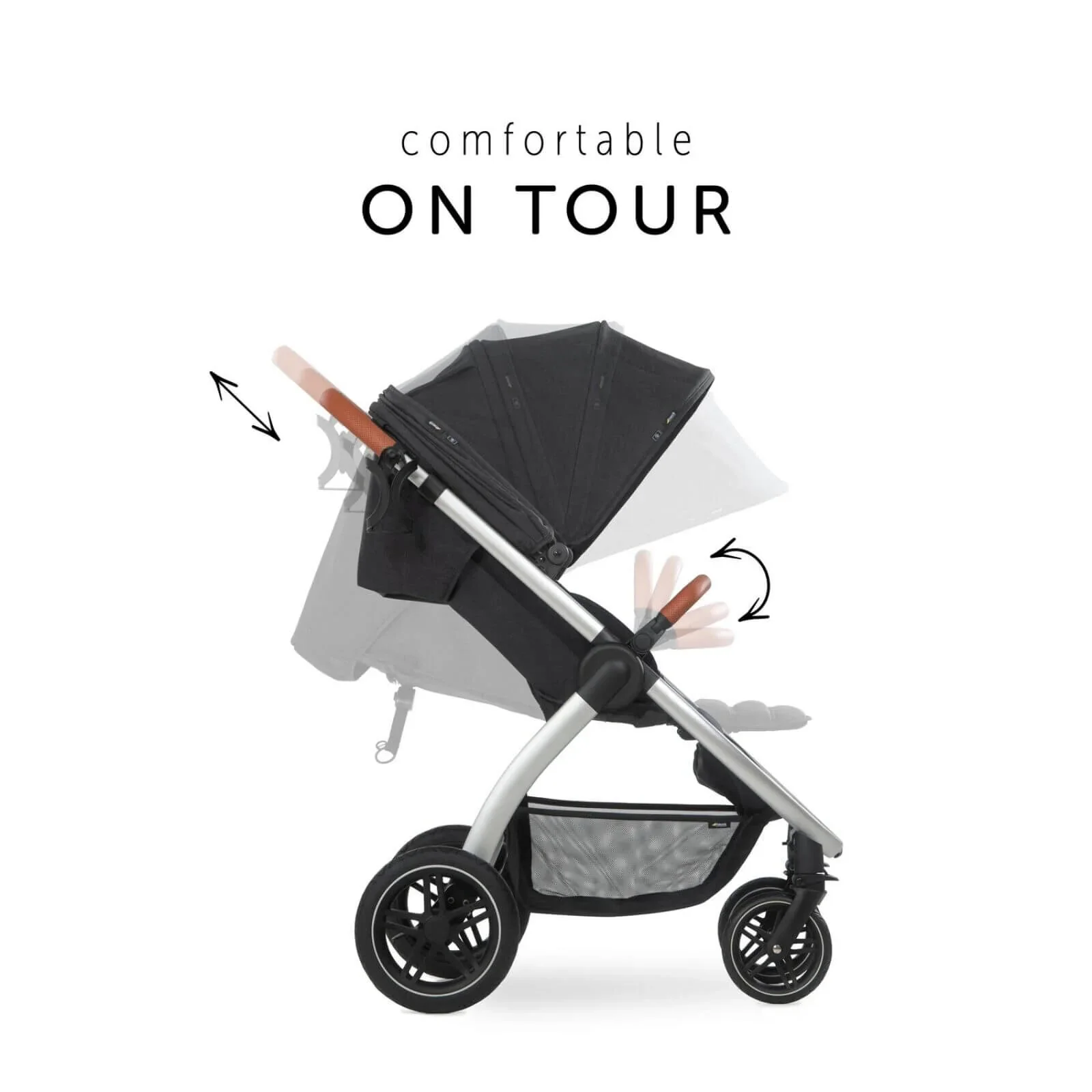 Hauck Uptown Pushchair - Black - Image 7