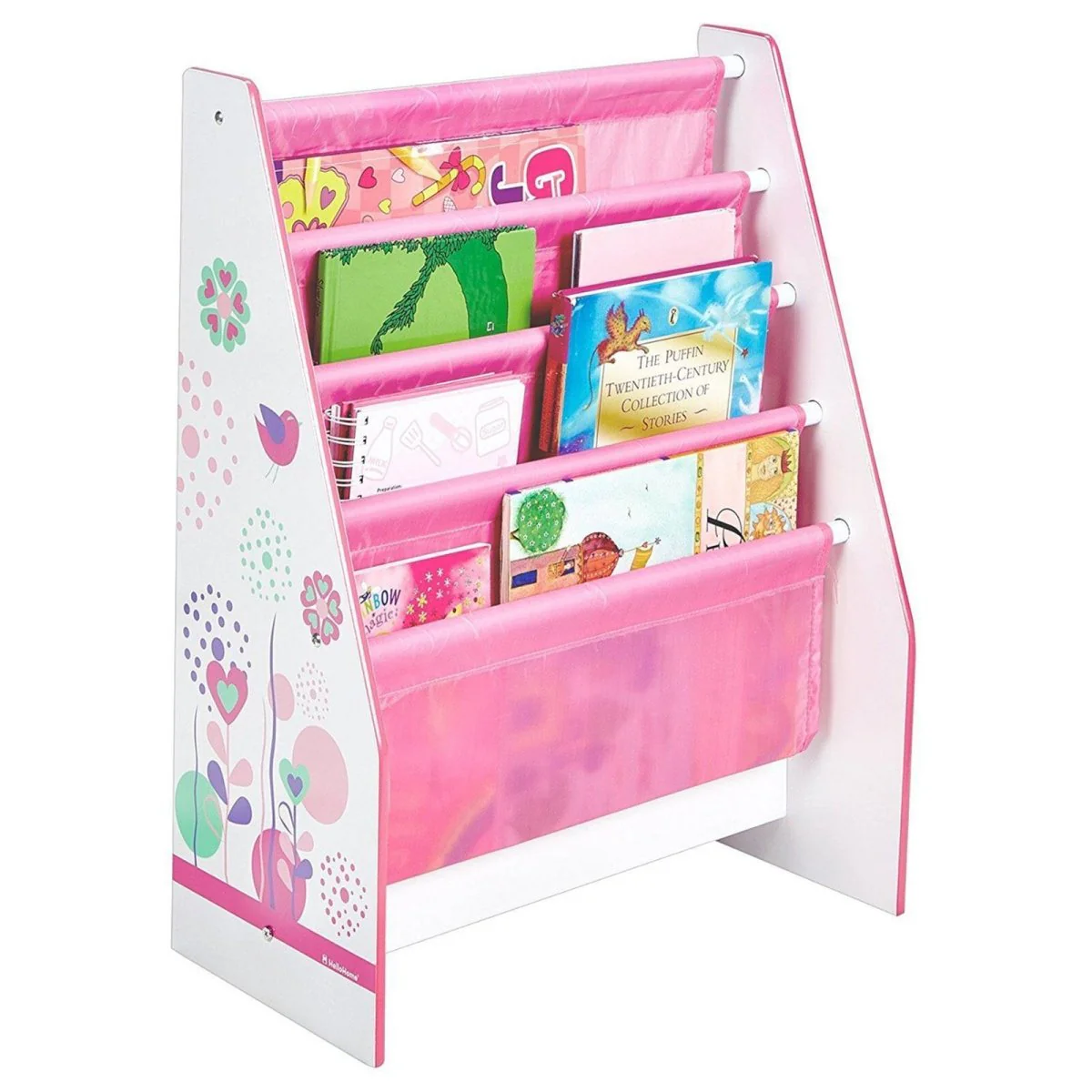 Hello Home Kids Sling Bookcase - Flowers and Birds - Image 2